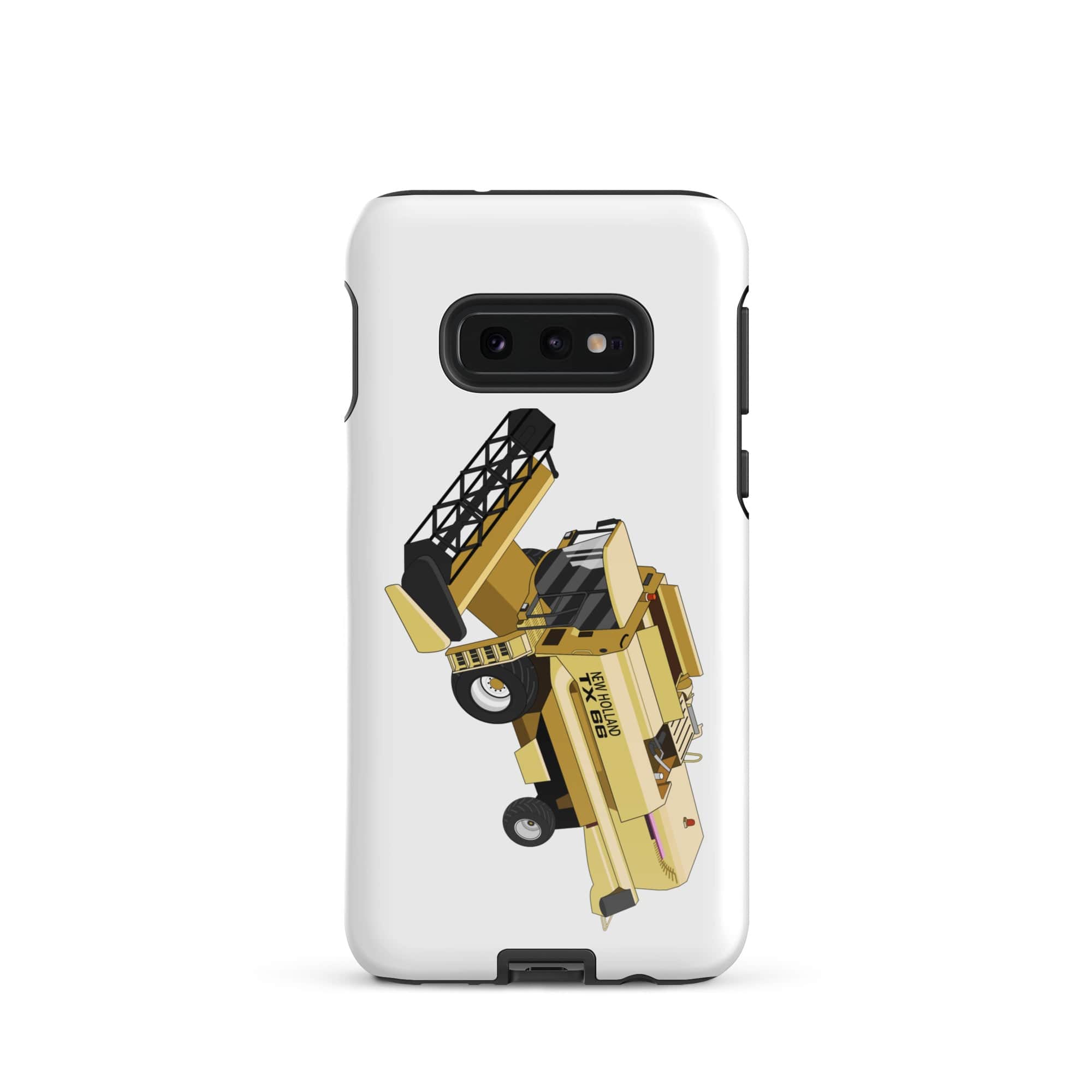 The Tractors Mugs Store Samsung Galaxy S10e New Holland TX 66 Combine Harvester Tough case for SamsungĀ® Quality Farmers Merch