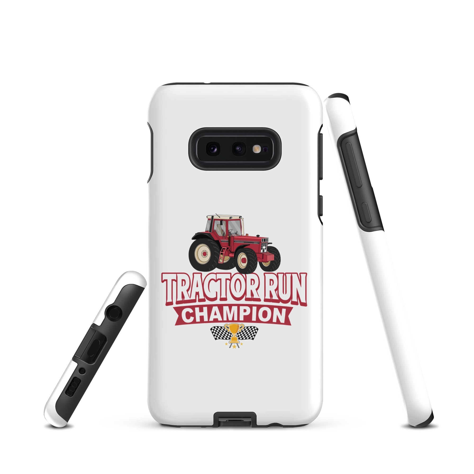 The Tractors Mugs Store Samsung Galaxy S10e Tractor Run Champion Tough case for SamsungĀ® Quality Farmers Merch