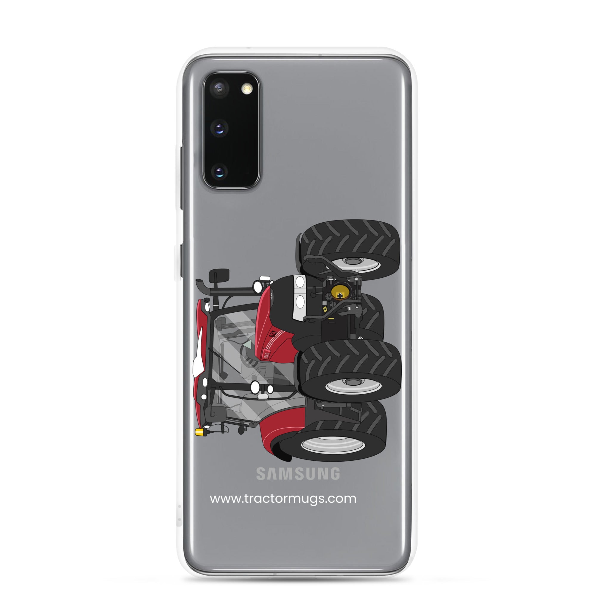 The Tractors Mugs Store Samsung Galaxy S20 Case IH Maxxum 150 Activedrive 8 Clear Case for SamsungĀ® Quality Farmers Merch