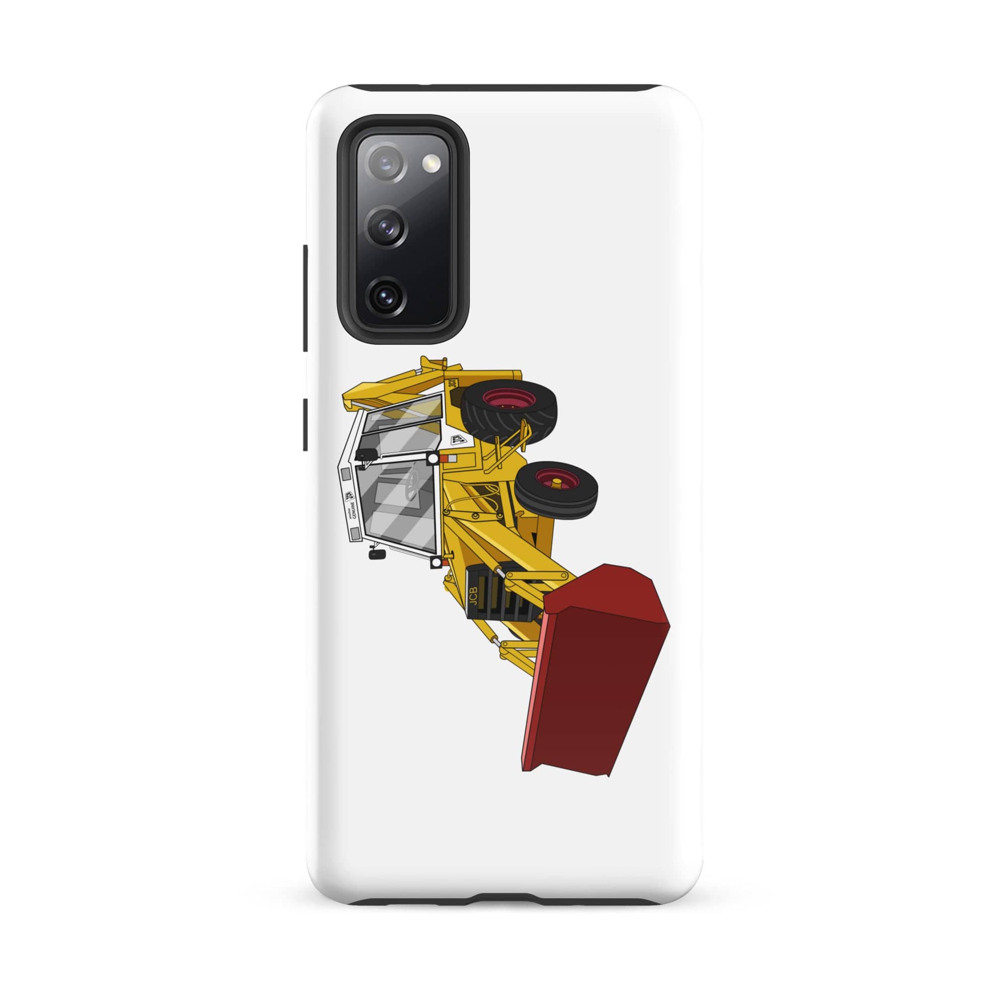 The Tractors Mugs Store Samsung Galaxy S20 FE JCB 3CX White Cabin 2WD Tough case for SamsungĀ® Quality Farmers Merch