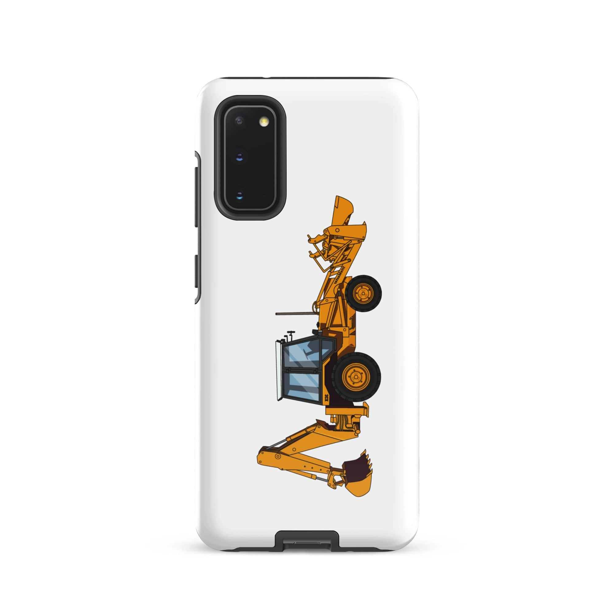 The Tractors Mugs Store Samsung Galaxy S20 JCB 3CX Tough case for SamsungĀ® Quality Farmers Merch