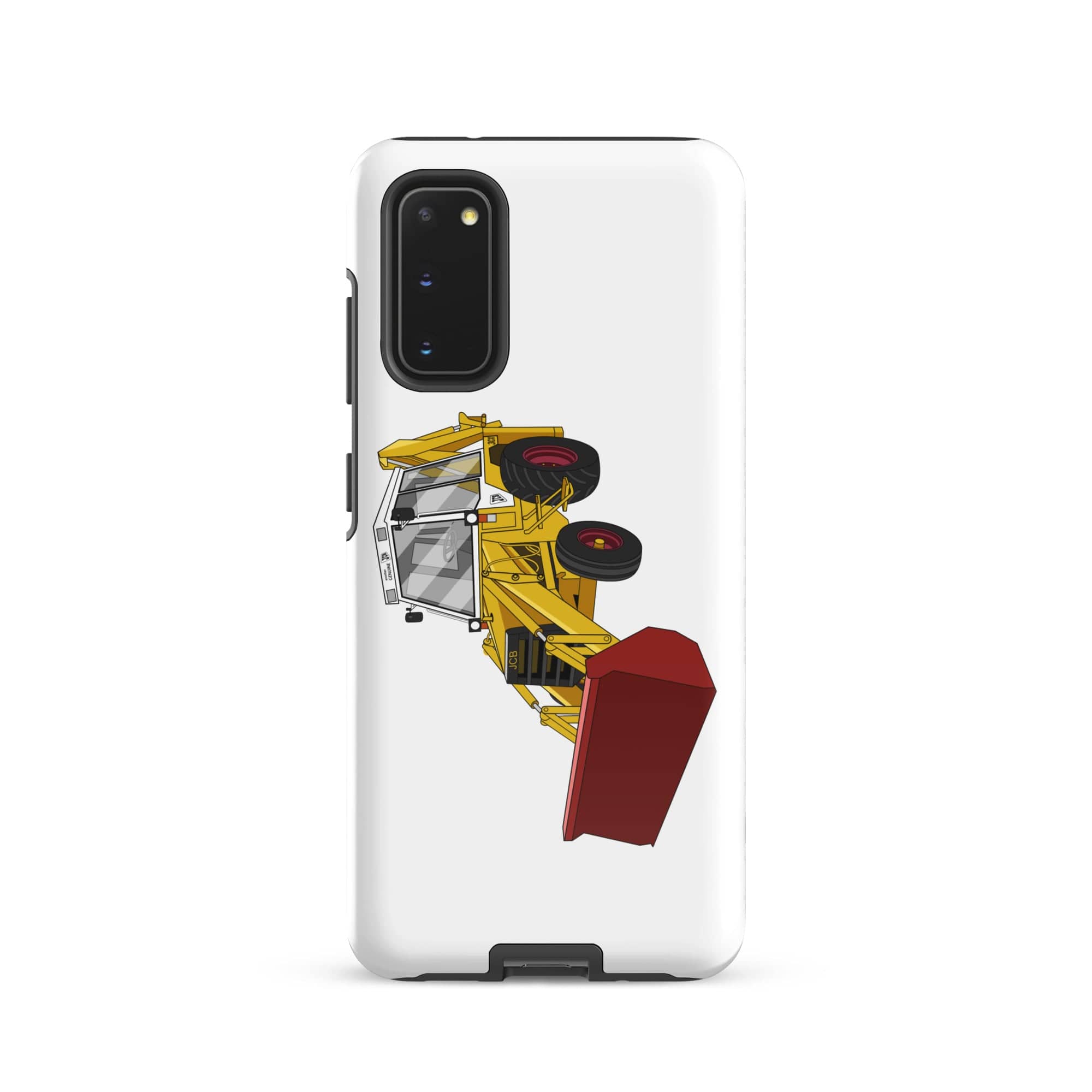 The Tractors Mugs Store Samsung Galaxy S20 JCB 3CX White Cabin 2WD Tough case for SamsungĀ® Quality Farmers Merch