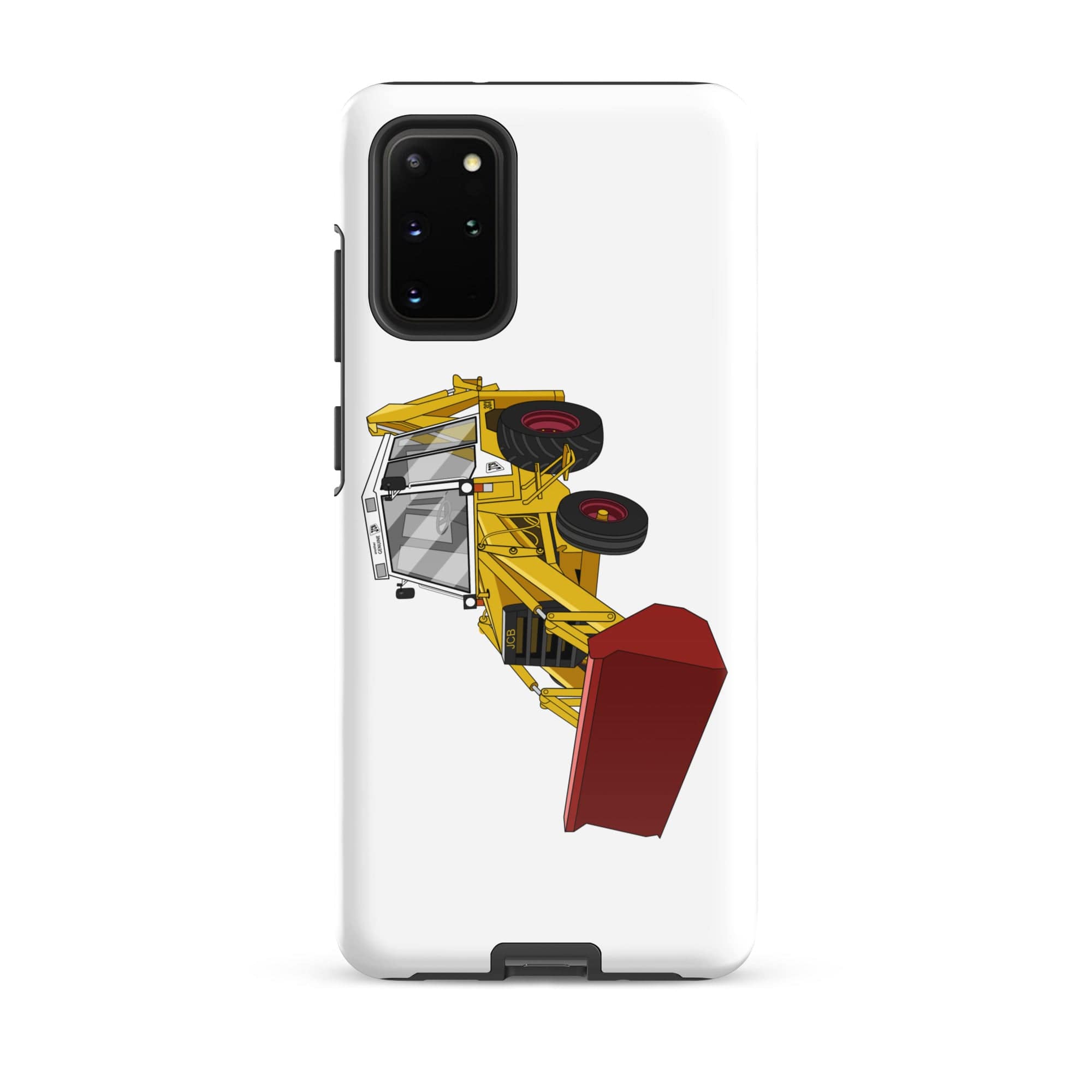 The Tractors Mugs Store Samsung Galaxy S20 Plus JCB 3CX White Cabin 2WD Tough case for SamsungĀ® Quality Farmers Merch