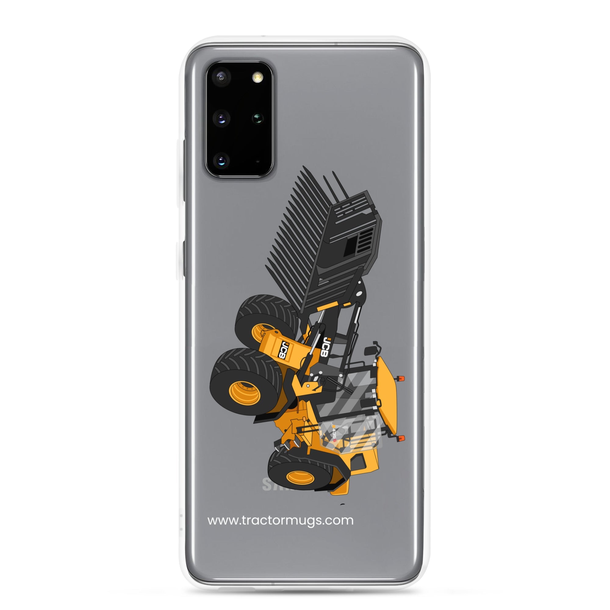 The Tractors Mugs Store Samsung Galaxy S20 Plus JCB 435 S Farm Master Clear Case for SamsungĀ® Quality Farmers Merch