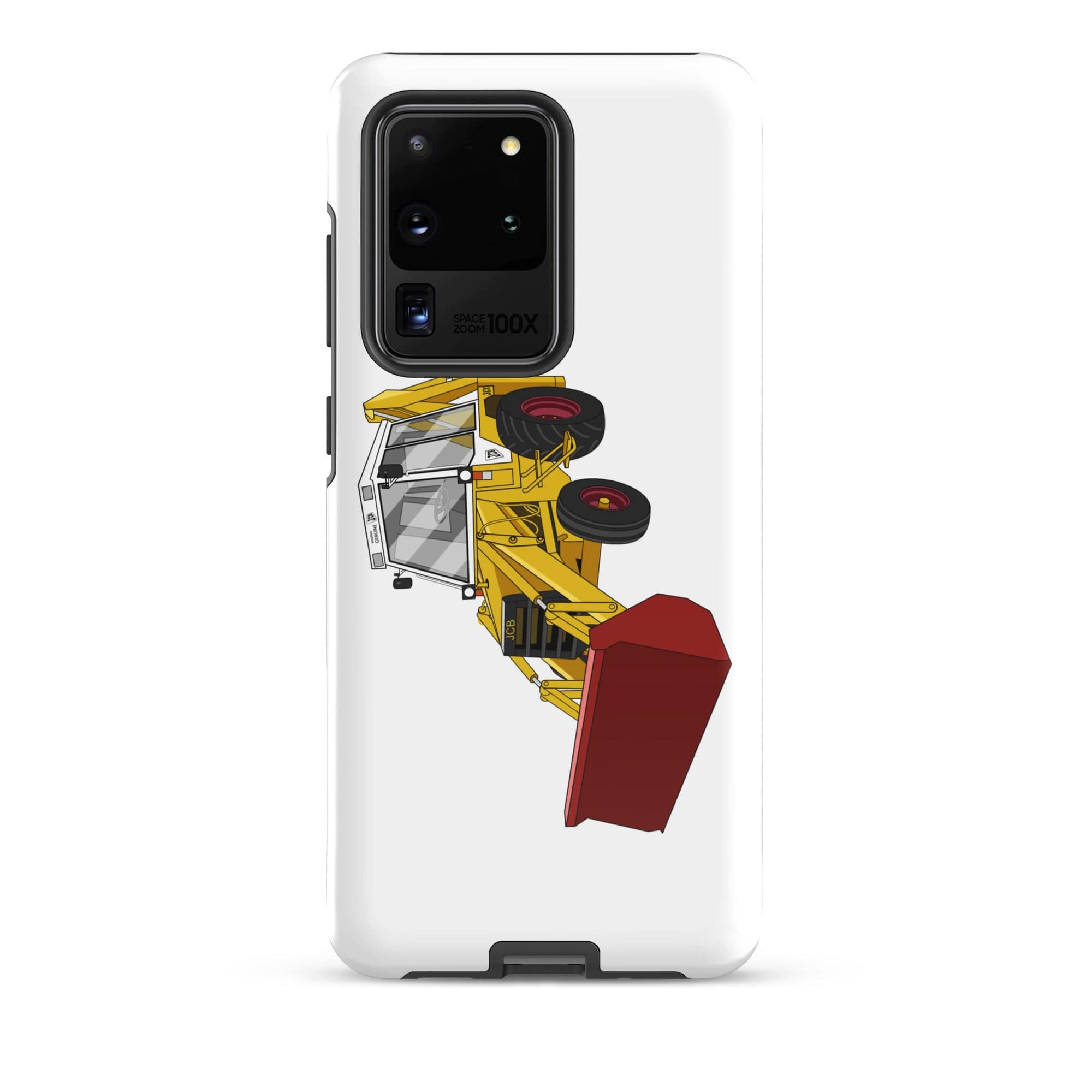 The Tractors Mugs Store Samsung Galaxy S20 Ultra JCB 3CX White Cabin 2WD Tough case for SamsungĀ® Quality Farmers Merch