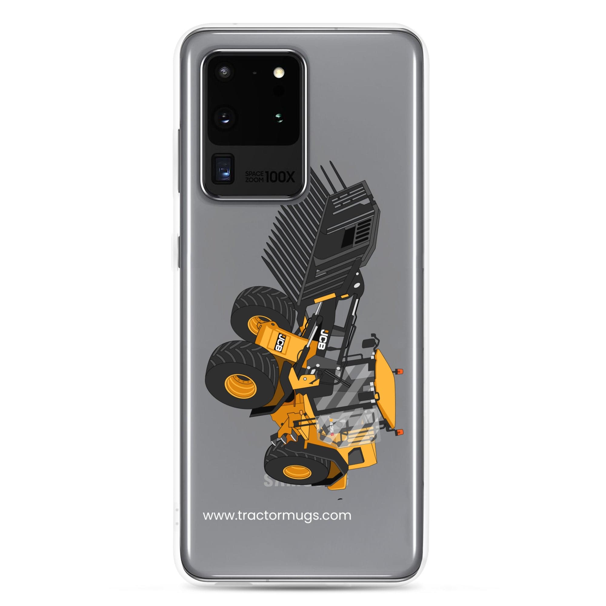 The Tractors Mugs Store Samsung Galaxy S20 Ultra JCB 435 S Farm Master Clear Case for SamsungĀ® Quality Farmers Merch
