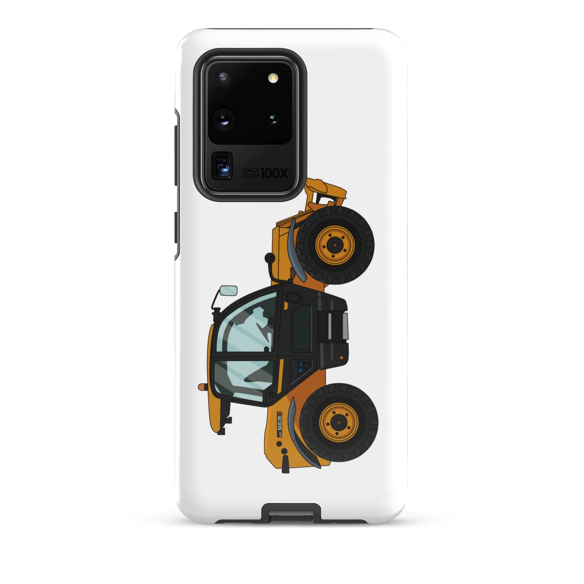 The Tractors Mugs Store Samsung Galaxy S20 Ultra JCB 532-60 Tough case for SamsungĀ® Quality Farmers Merch