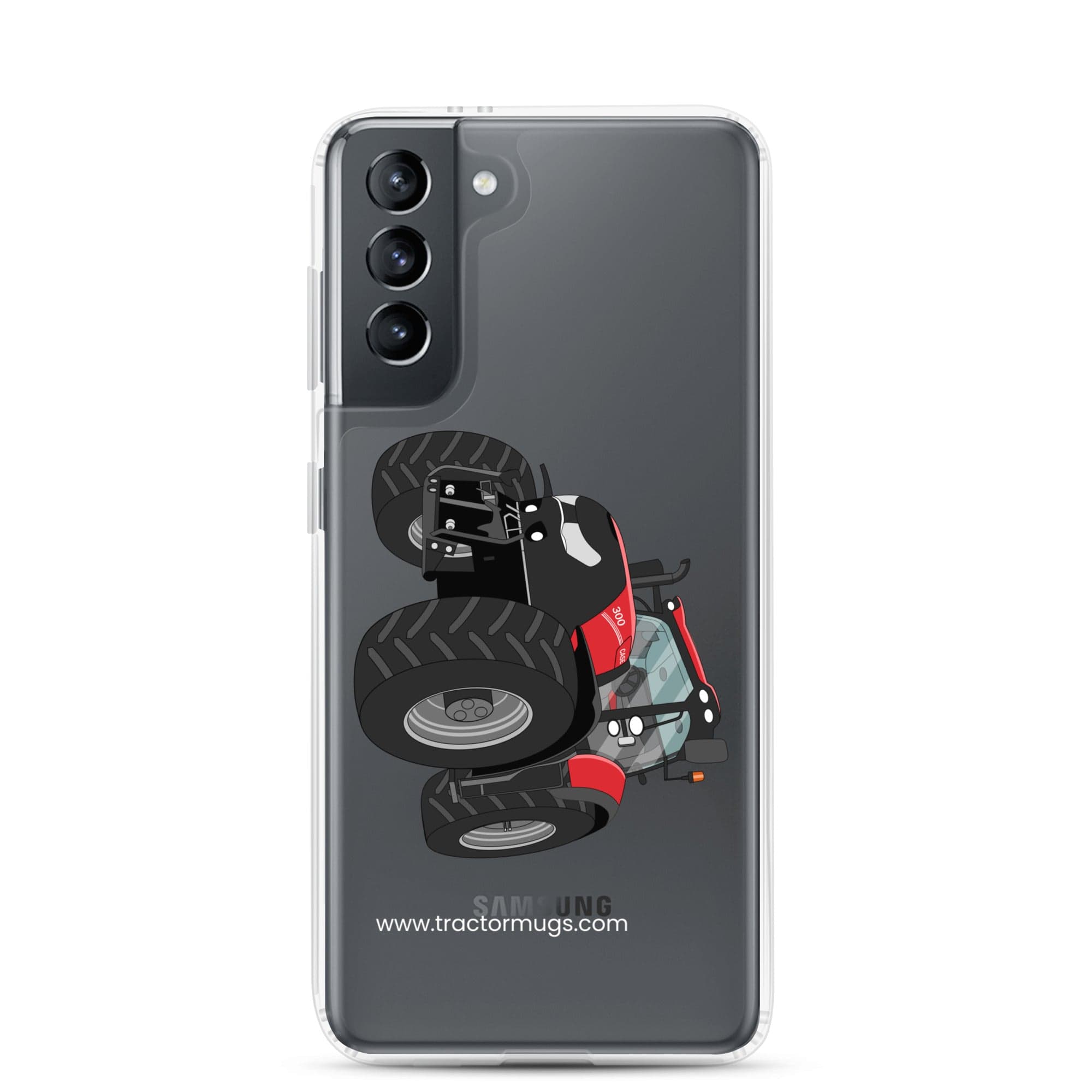 The Tractors Mugs Store Samsung Galaxy S21 Case IH Optum 300 CVX Clear Case for SamsungĀ® Quality Farmers Merch