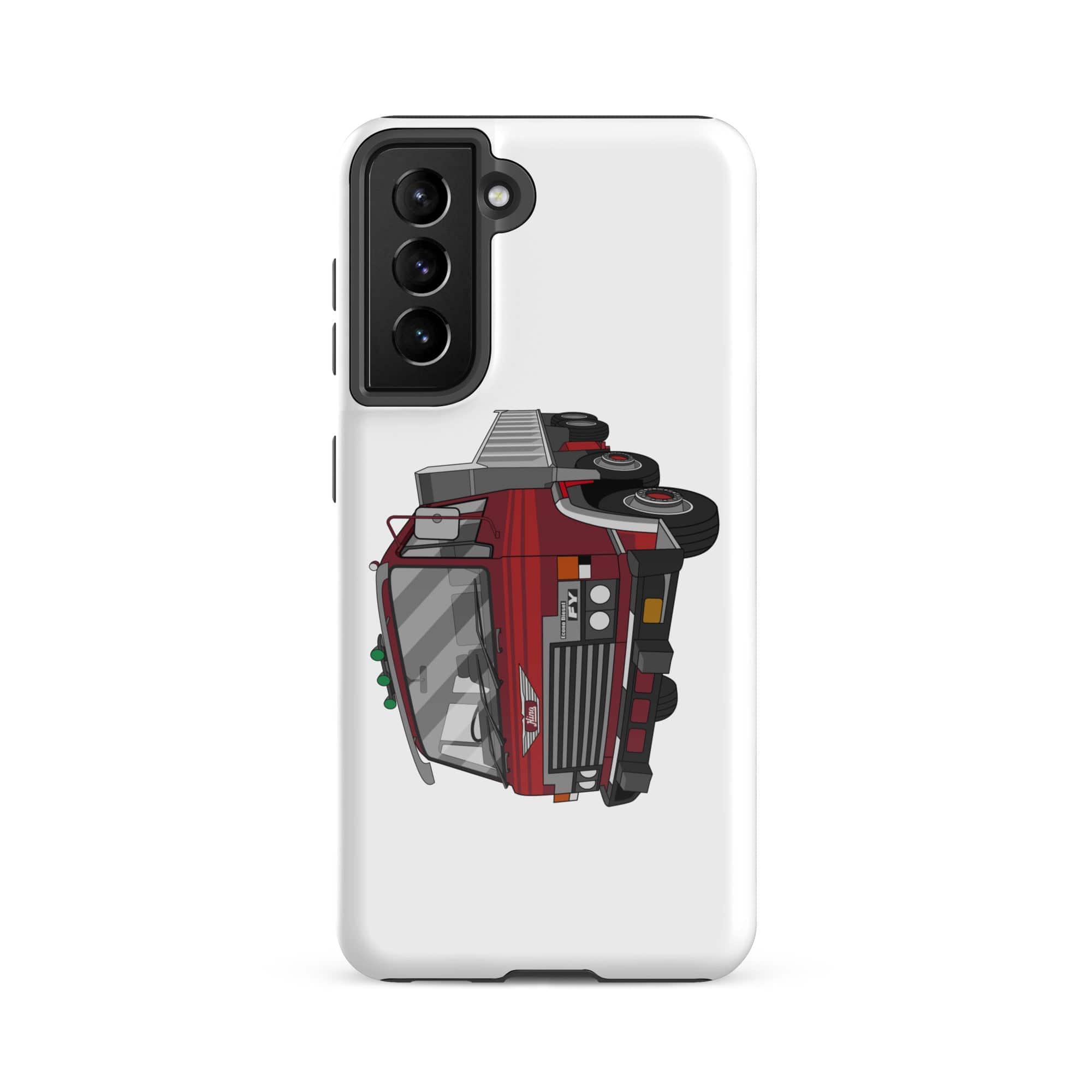 The Tractors Mugs Store Samsung Galaxy S21 FE Hino FY Tipper Tough case for SamsungĀ® Quality Farmers Merch