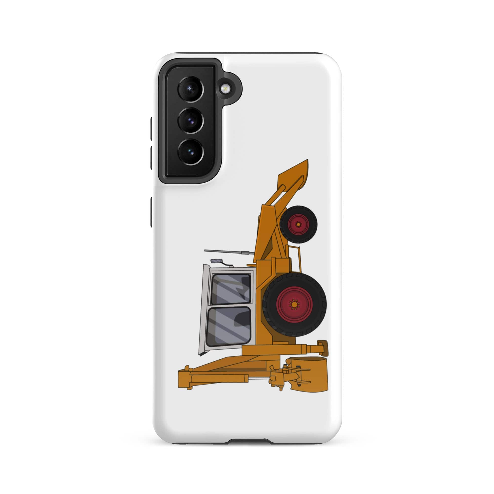 The Tractors Mugs Store Samsung Galaxy S21 FE JCB 3C Tough case for SamsungĀ® Quality Farmers Merch