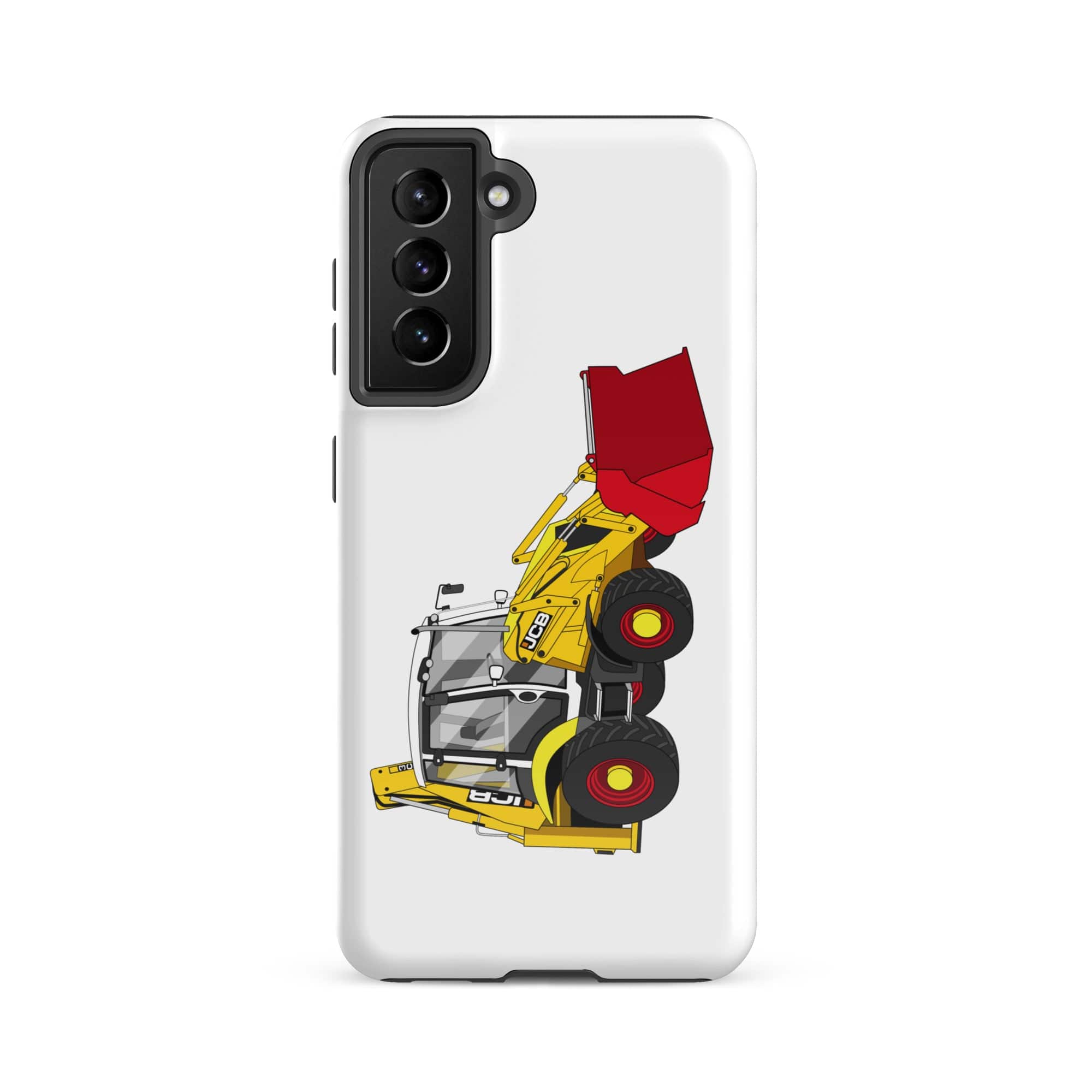 The Tractors Mugs Store Samsung Galaxy S21 FE JCB 3CX 70th Anniversary Edition Tough case for SamsungĀ® Quality Farmers Merch