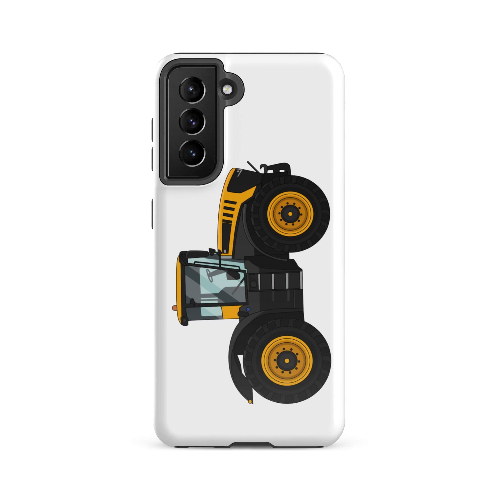 The Tractors Mugs Store Samsung Galaxy S21 FE JCB 8330 Tough case for SamsungĀ® Quality Farmers Merch