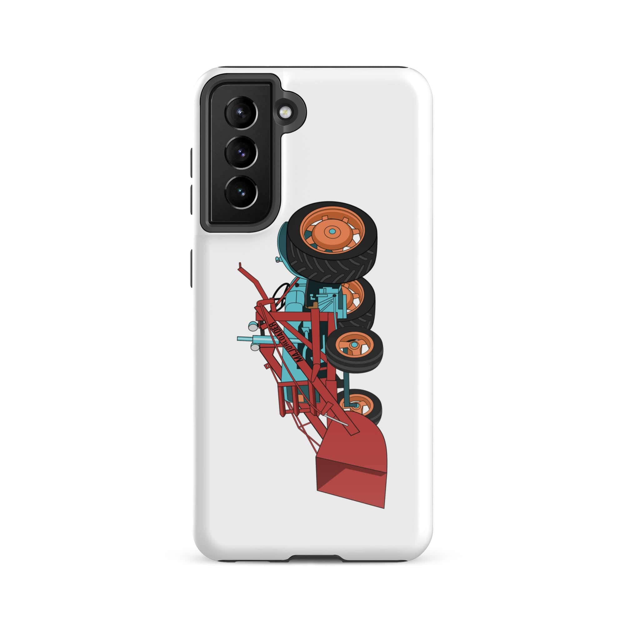 The Tractors Mugs Store Samsung Galaxy S21 FE JCB Major Loader Tough case for SamsungĀ® Quality Farmers Merch