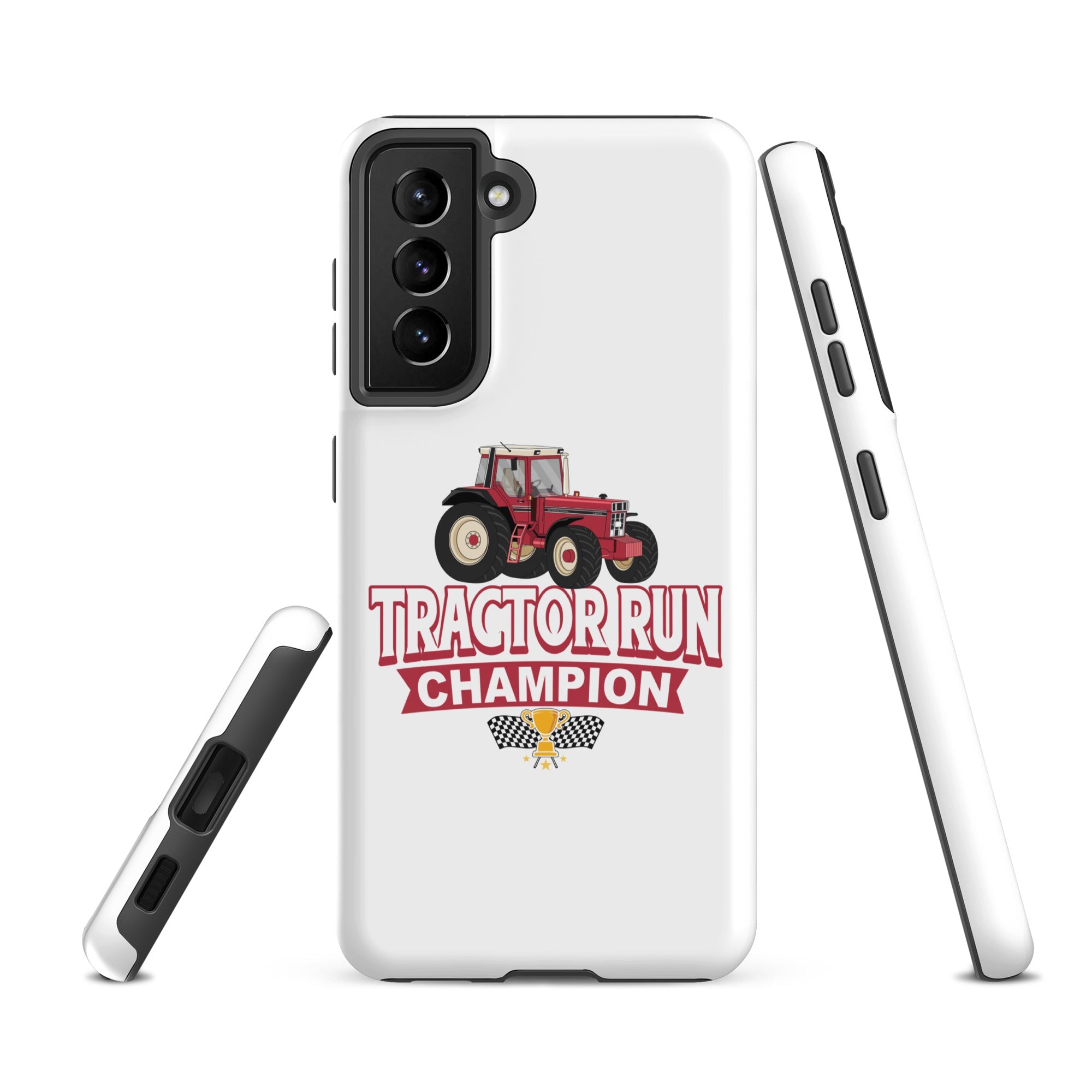 The Tractors Mugs Store Samsung Galaxy S21 FE Tractor Run Champion Tough case for SamsungĀ® Quality Farmers Merch