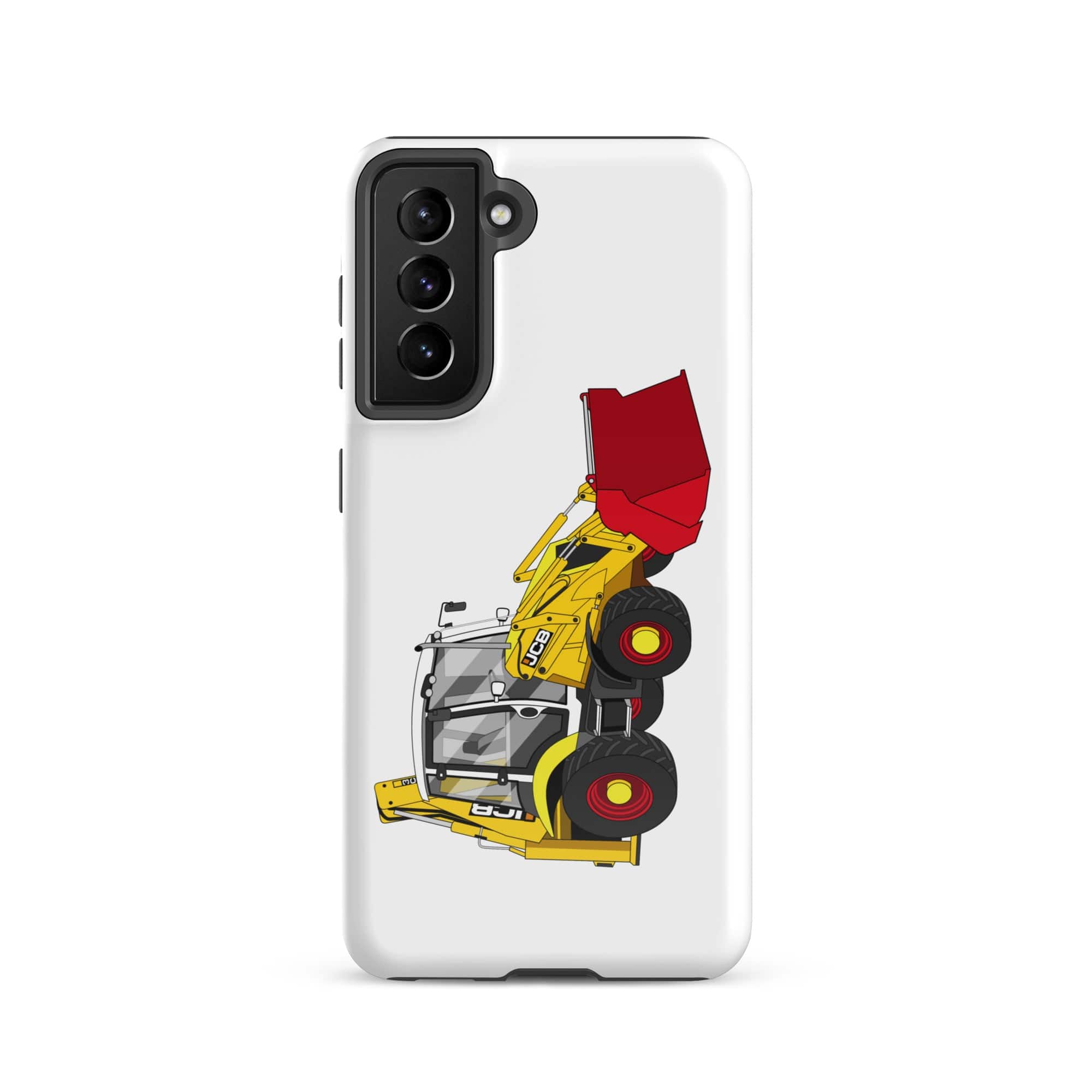 The Tractors Mugs Store Samsung Galaxy S21 JCB 3CX 70th Anniversary Edition Tough case for SamsungĀ® Quality Farmers Merch