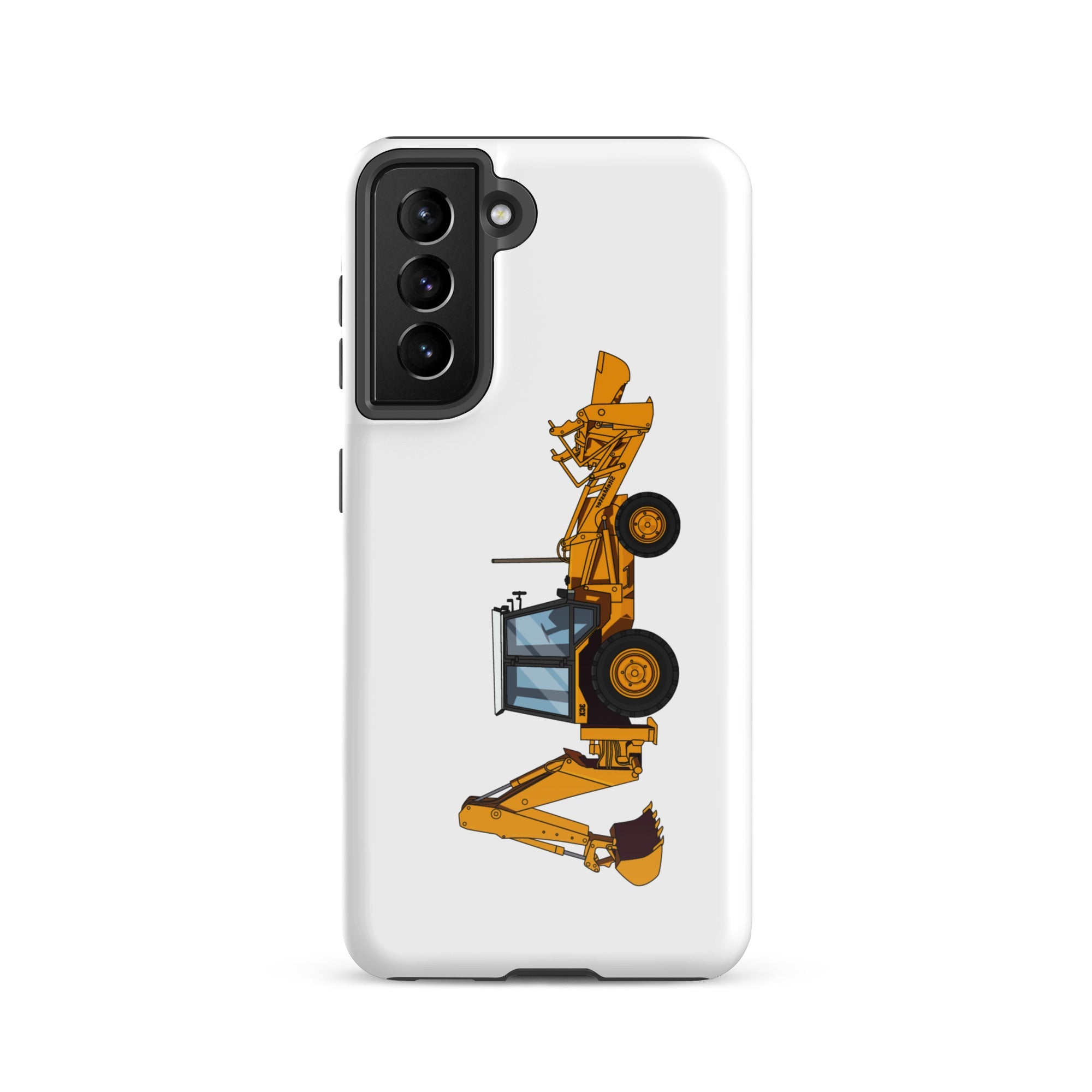 The Tractors Mugs Store Samsung Galaxy S21 JCB 3CX Tough case for SamsungĀ® Quality Farmers Merch
