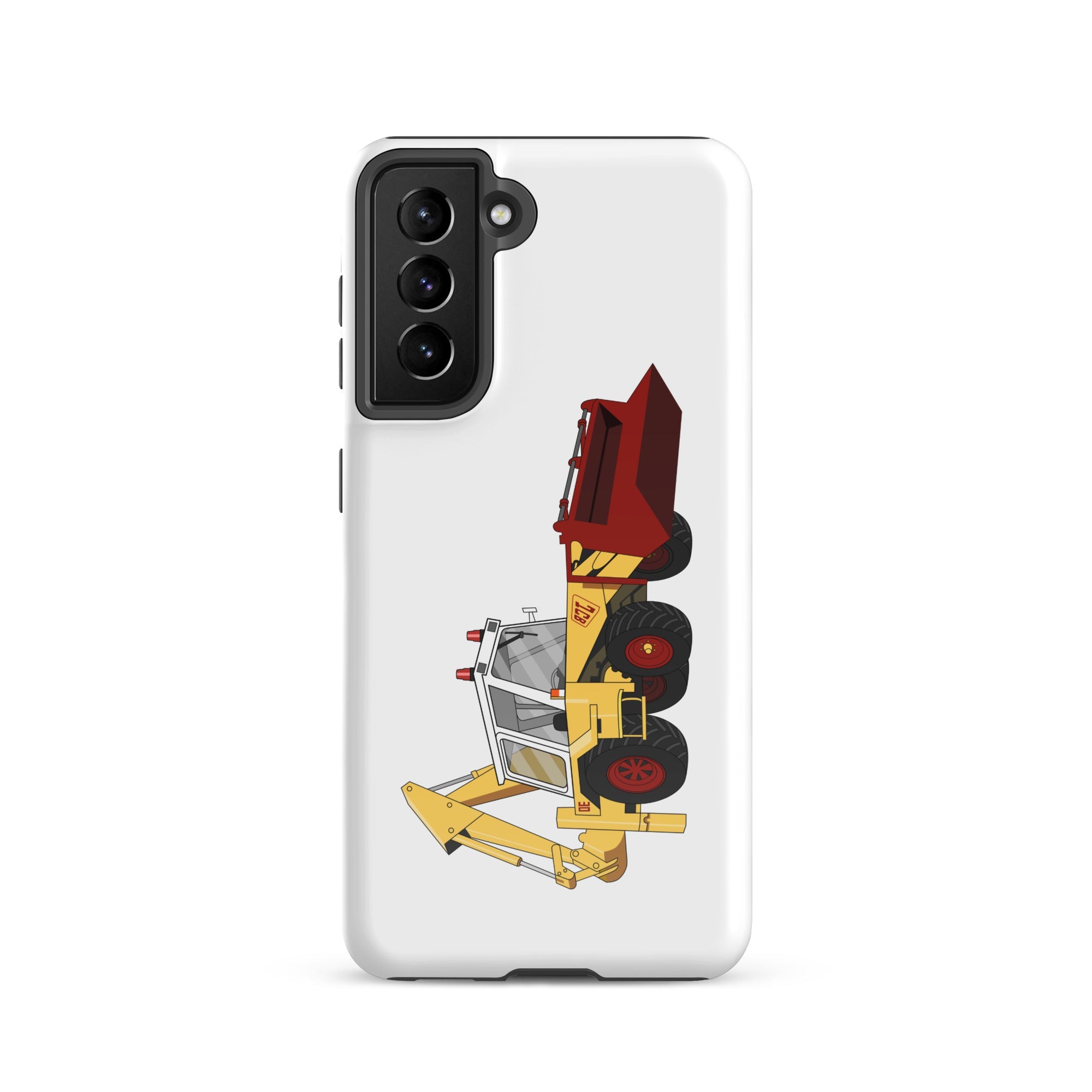 The Tractors Mugs Store Samsung Galaxy S21 JCB 3D (1975) Tough case for SamsungĀ® Quality Farmers Merch