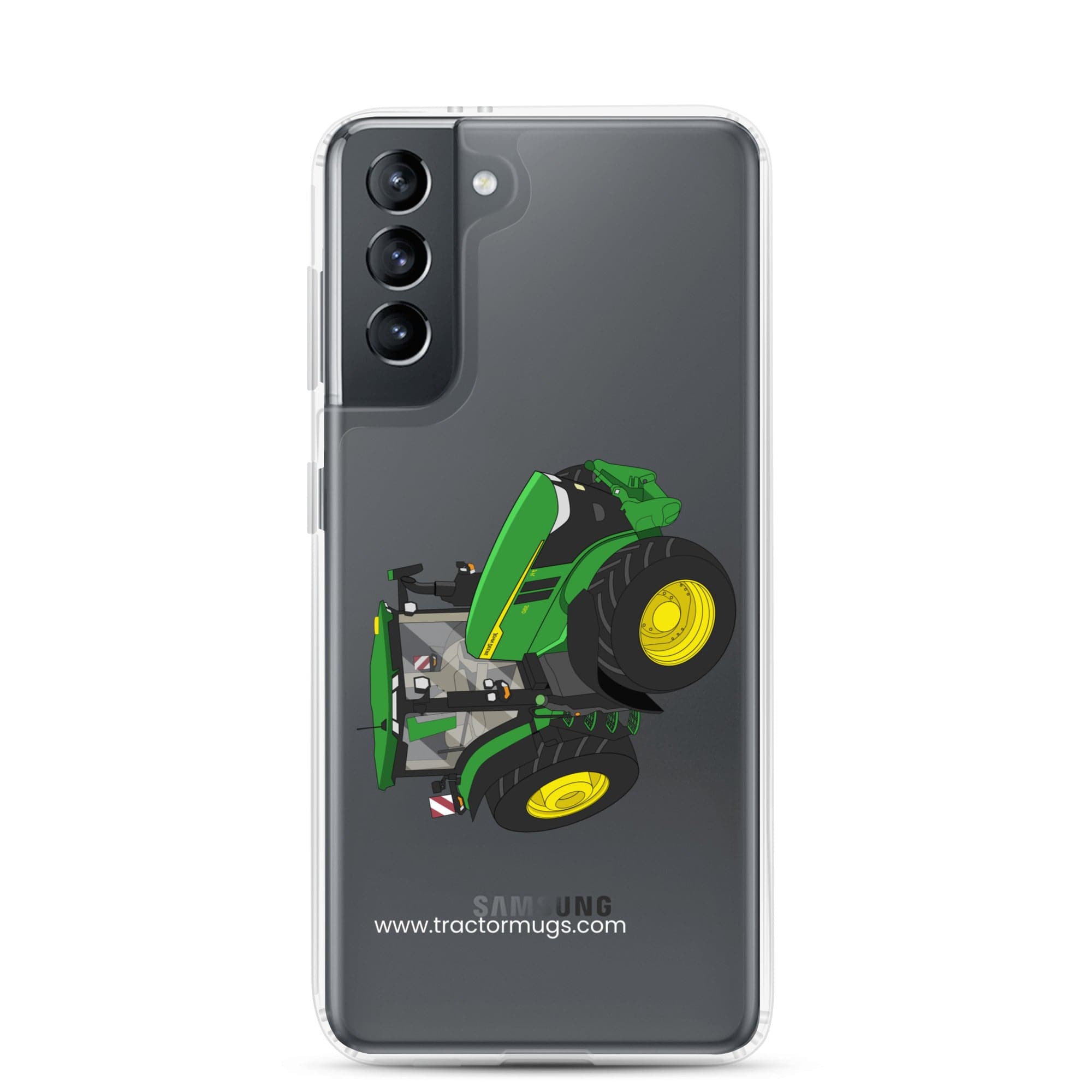 The Tractors Mugs Store Samsung Galaxy S21 John Deere 7R 350 auto powr Clear Case for SamsungĀ® Quality Farmers Merch