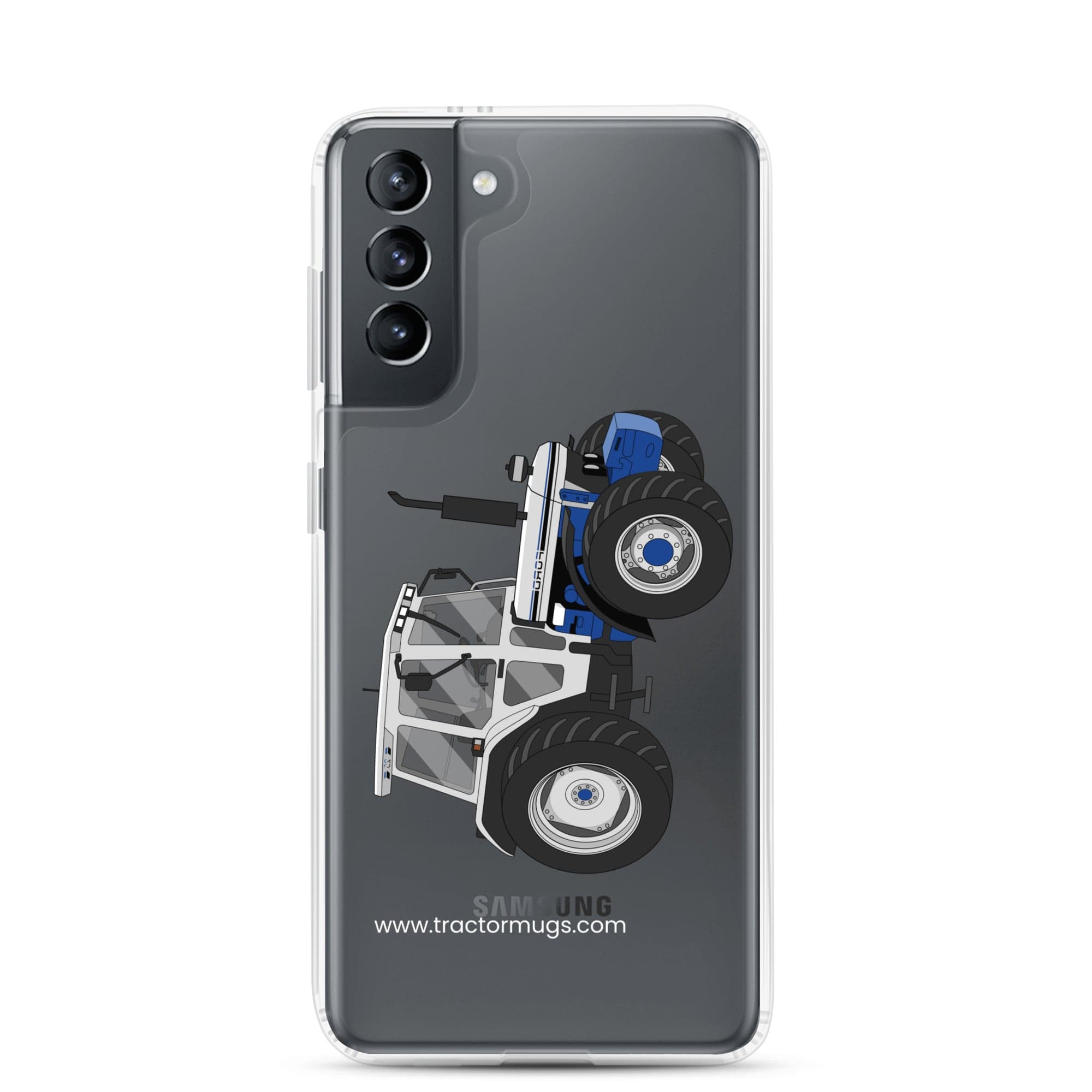 The Tractors Mugs Store Samsung Galaxy S21 Ford 7810 Jubilee Edition SilverTractor Clear Case for SamsungĀ® Quality Farmers Merch