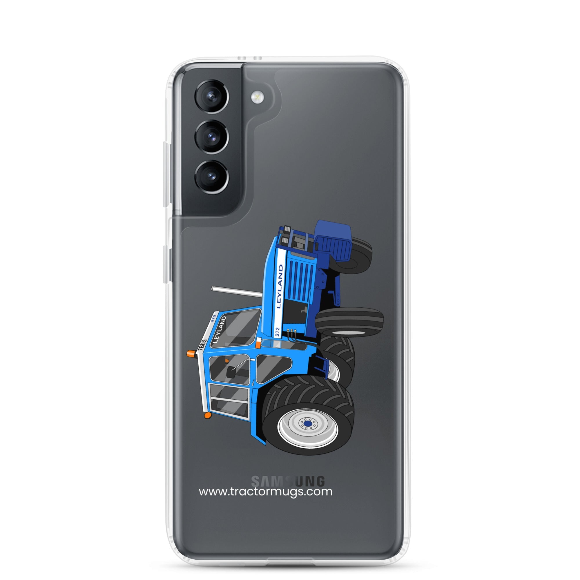 The Tractors Mugs Store Samsung Galaxy S21 Leyland 272 Clear Case for SamsungĀ® Quality Farmers Merch