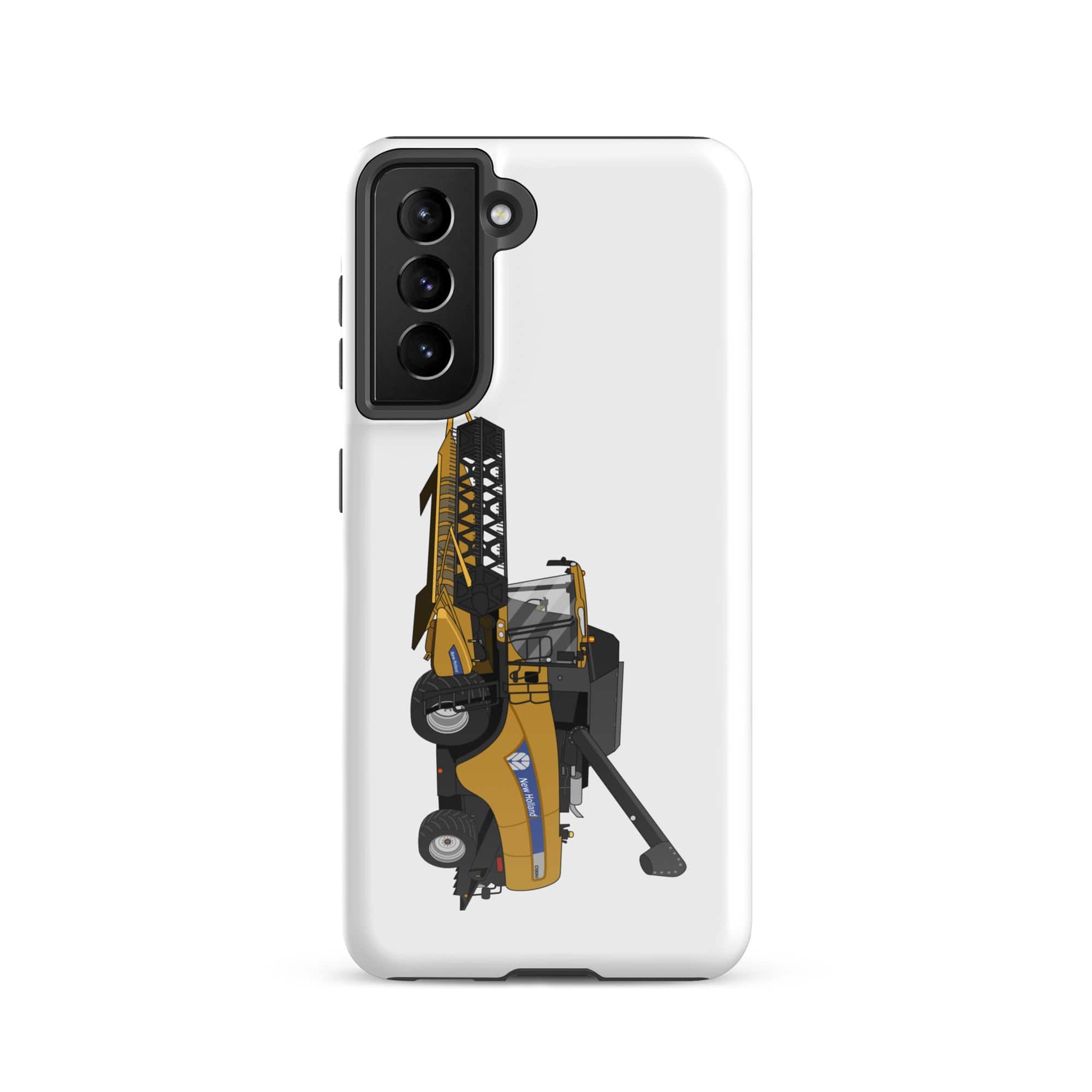 The Tractors Mugs Store Samsung Galaxy S21 New Holland CX 8060 Combine Harvester Tough case for SamsungĀ® Quality Farmers Merch