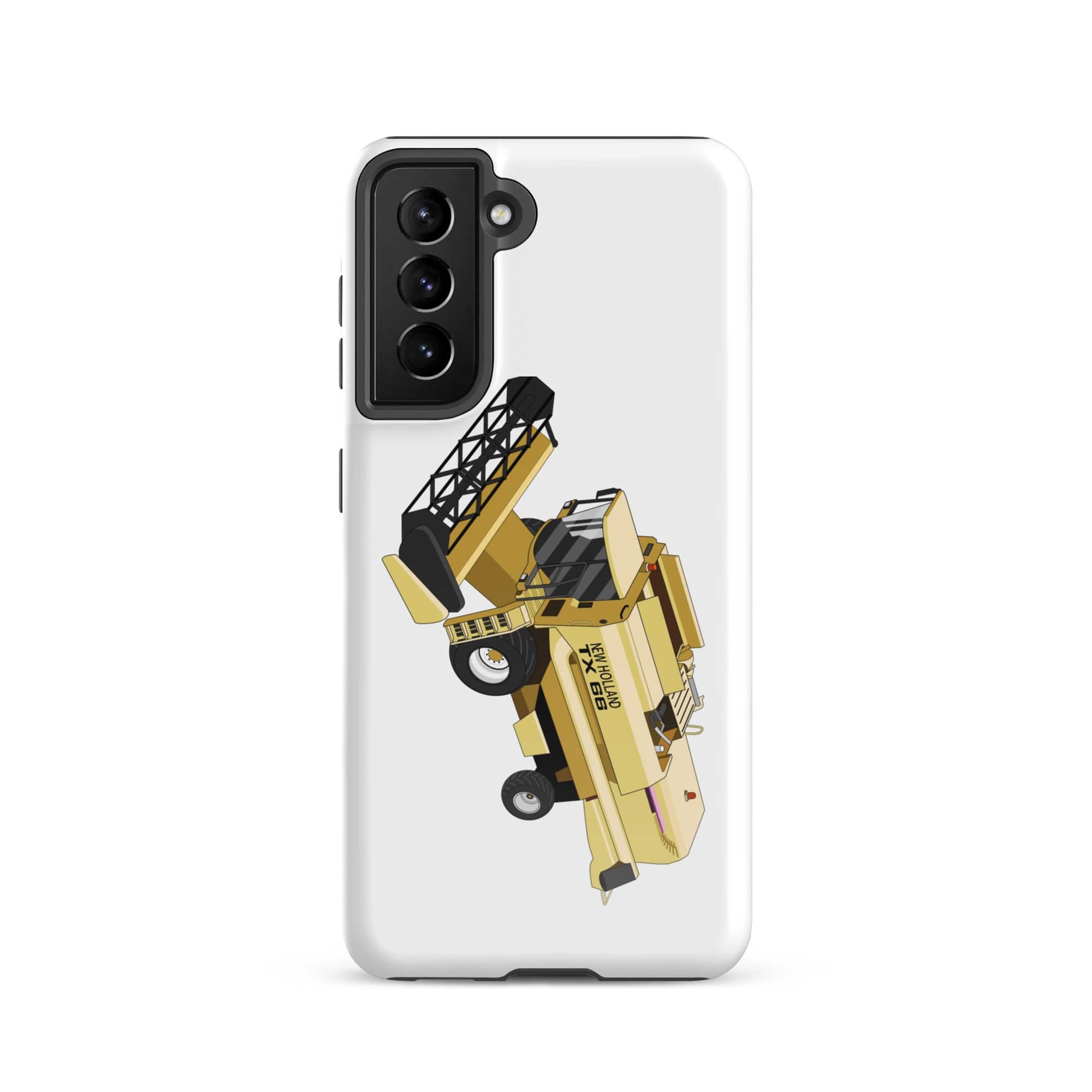 The Tractors Mugs Store Samsung Galaxy S21 New Holland TX 66 Combine Harvester Tough case for SamsungĀ® Quality Farmers Merch