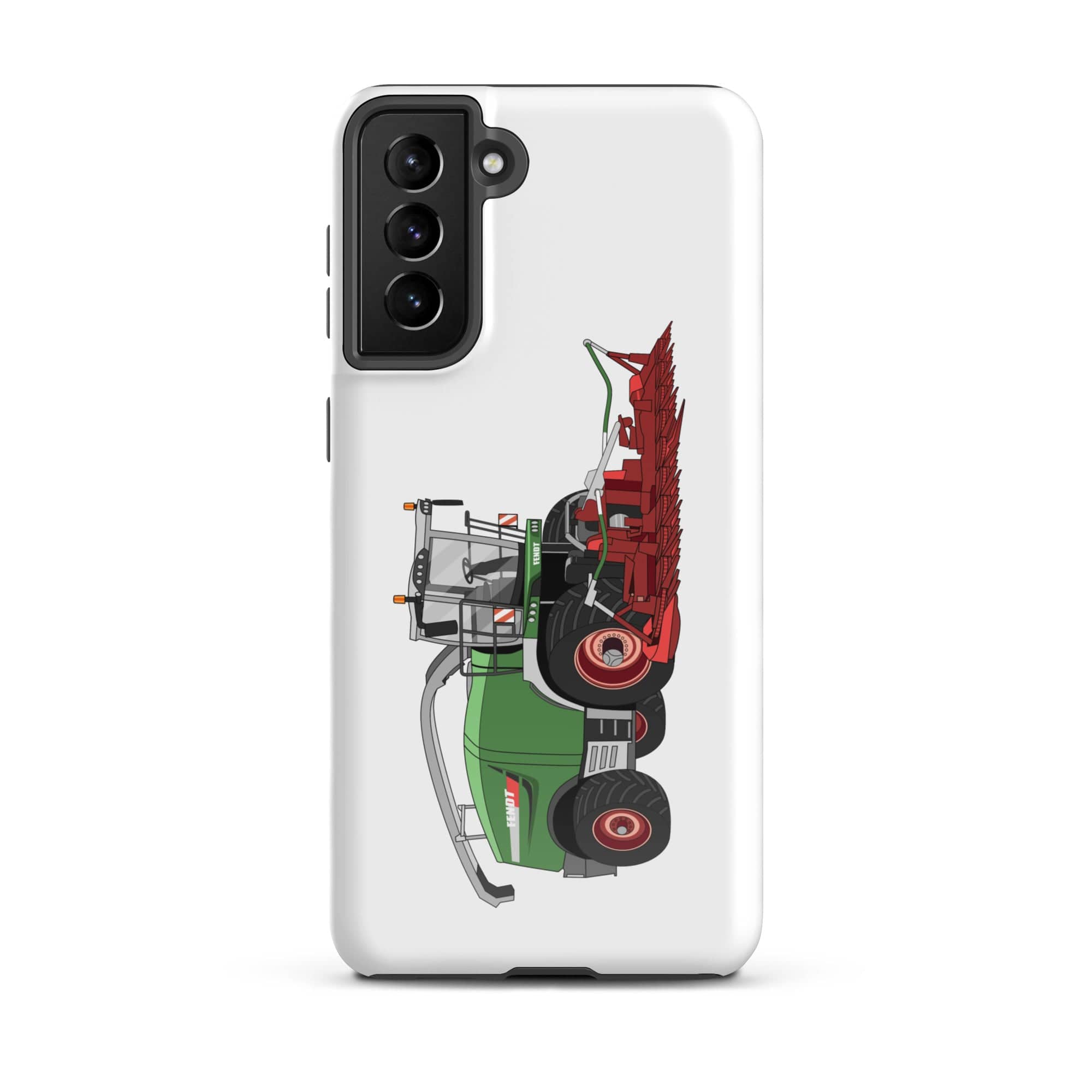 The Tractors Mugs Store Samsung Galaxy S21 Plus Fendt Katana 85 Forage Harvester Tough case for SamsungĀ® Quality Farmers Merch