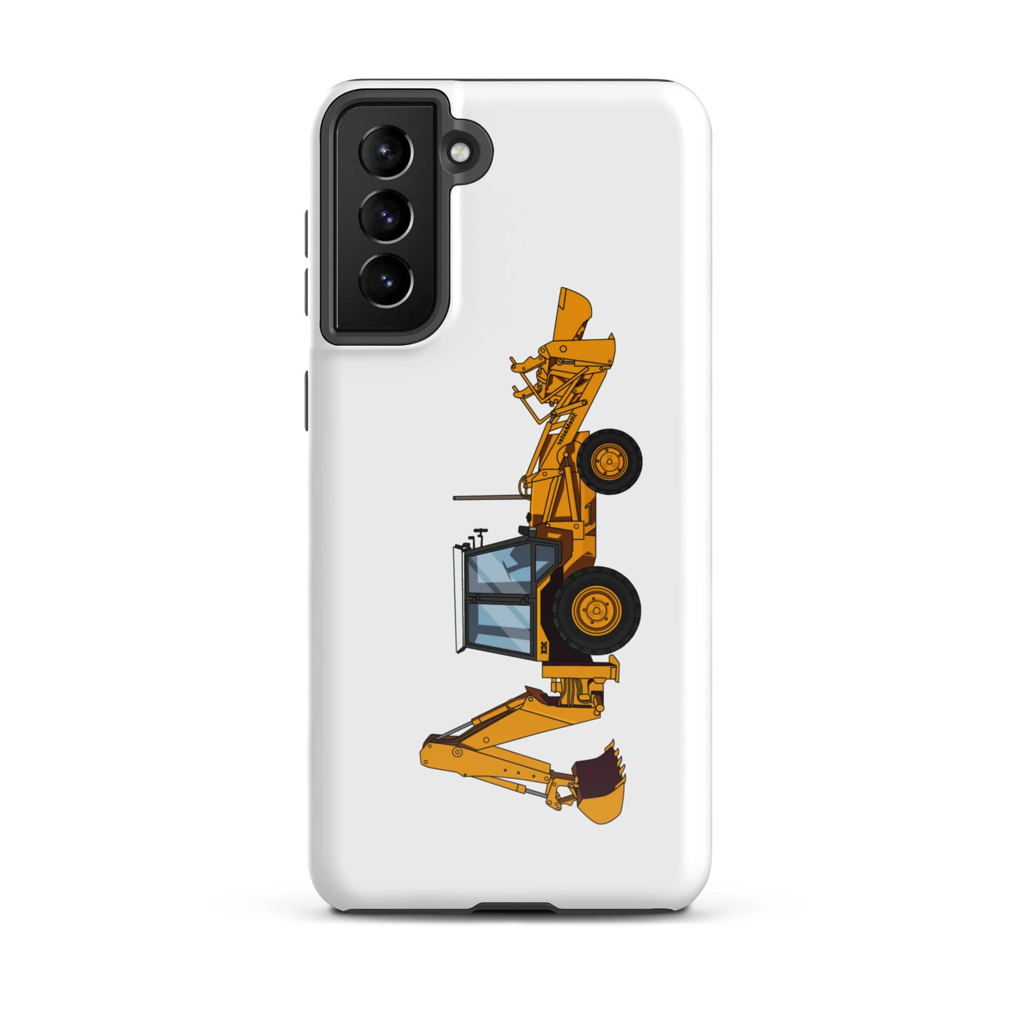 The Tractors Mugs Store Samsung Galaxy S21 Plus JCB 3CX Tough case for SamsungĀ® Quality Farmers Merch