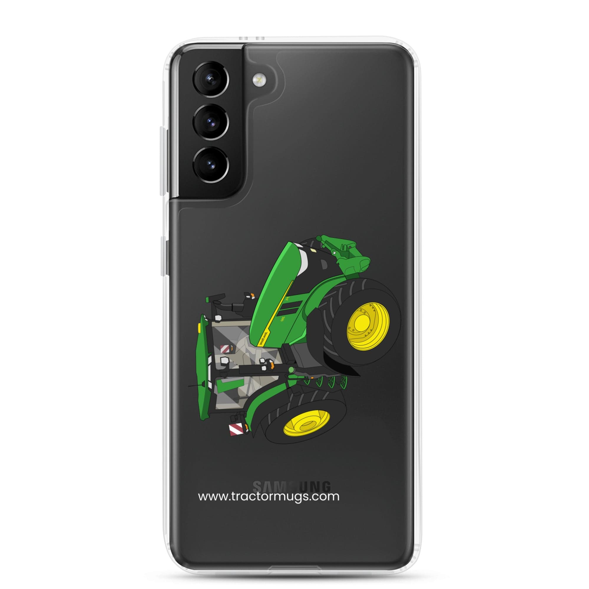 The Tractors Mugs Store Samsung Galaxy S21 Plus John Deere 7R 350 auto powr Clear Case for SamsungĀ® Quality Farmers Merch