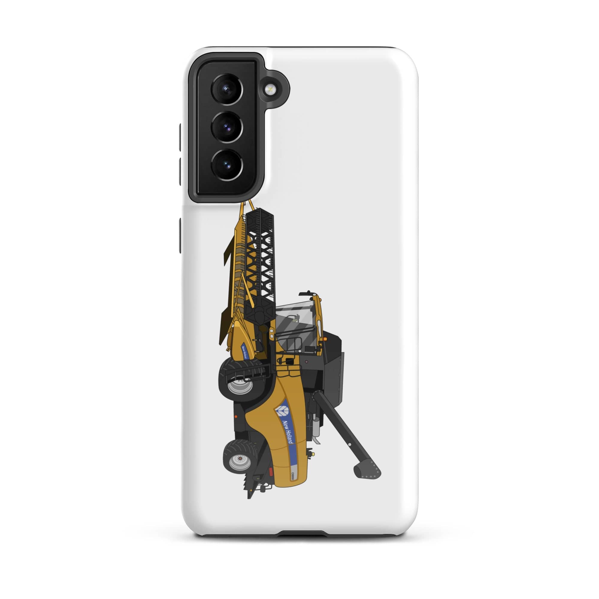 The Tractors Mugs Store Samsung Galaxy S21 Plus New Holland CX 8060 Combine Harvester Tough case for SamsungĀ® Quality Farmers Merch