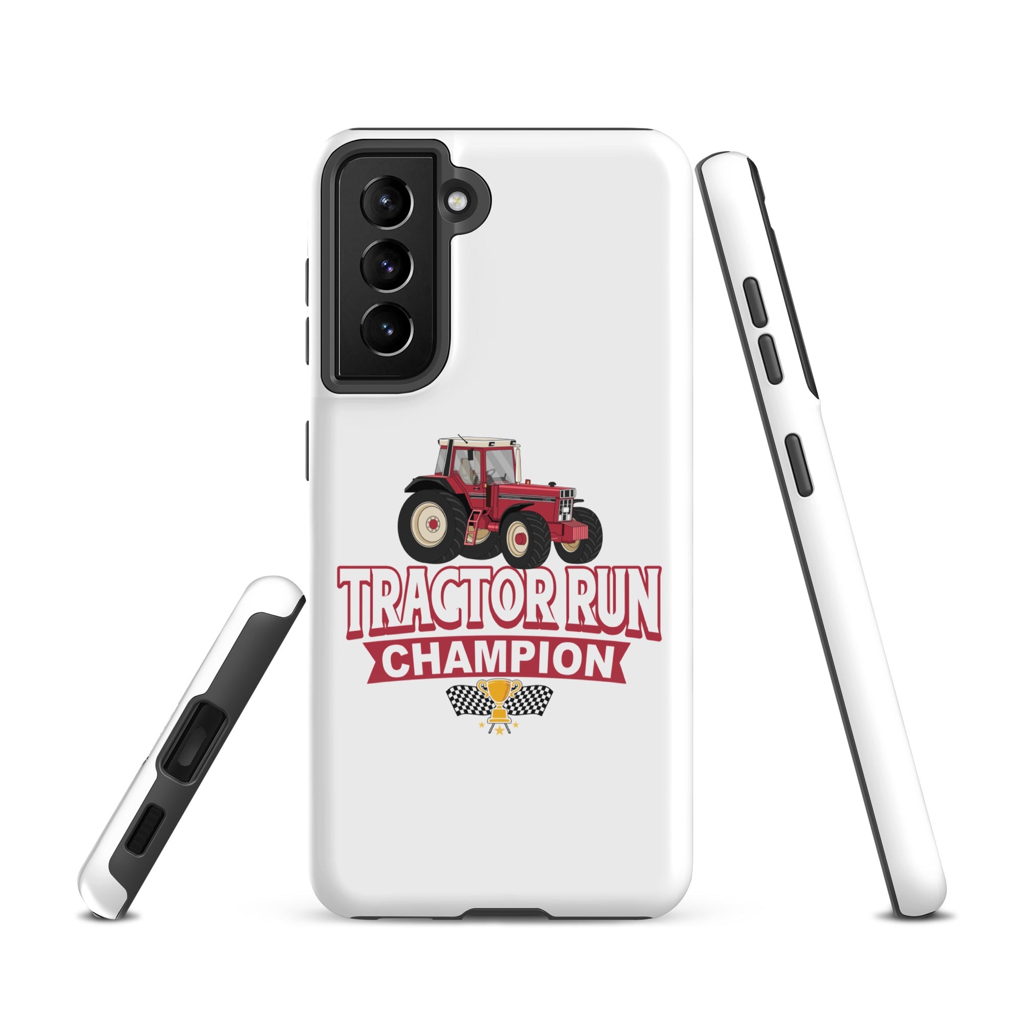 The Tractors Mugs Store Samsung Galaxy S21 Tractor Run Champion Tough case for SamsungĀ® Quality Farmers Merch