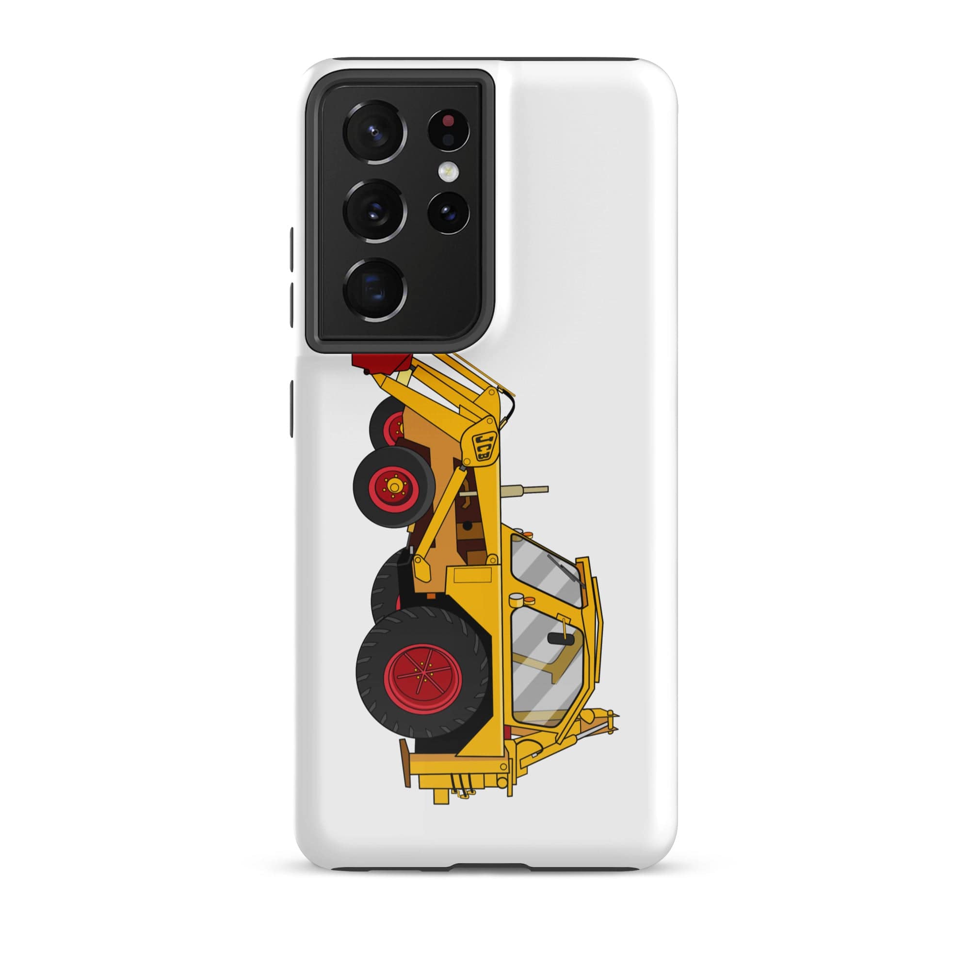 The Tractors Mugs Store Samsung Galaxy S21 Ultra JCB 3 Backhoe Tough case for SamsungĀ® Quality Farmers Merch