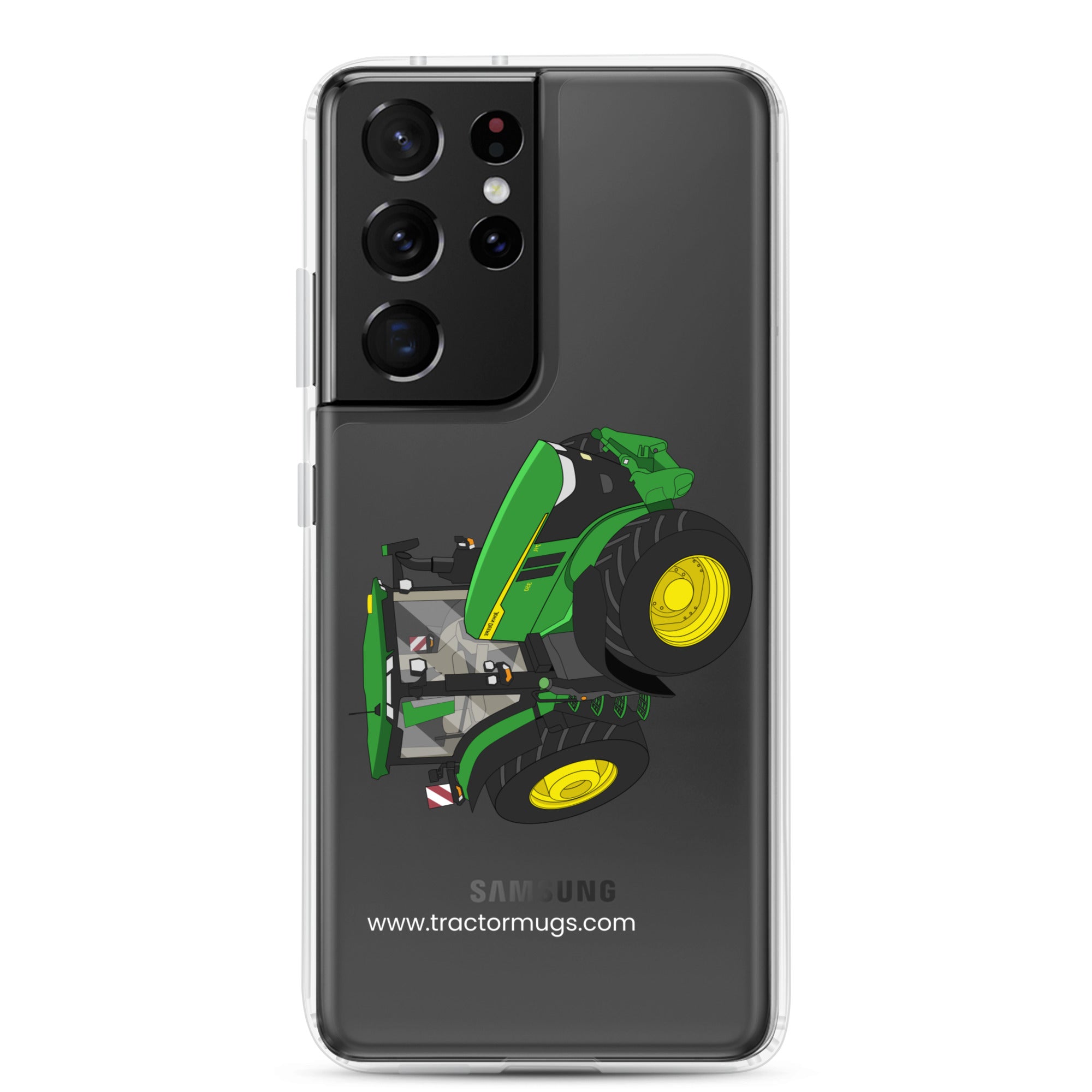 The Tractors Mugs Store Samsung Galaxy S21 Ultra John Deere 7R 350 auto powr Clear Case for SamsungĀ® Quality Farmers Merch
