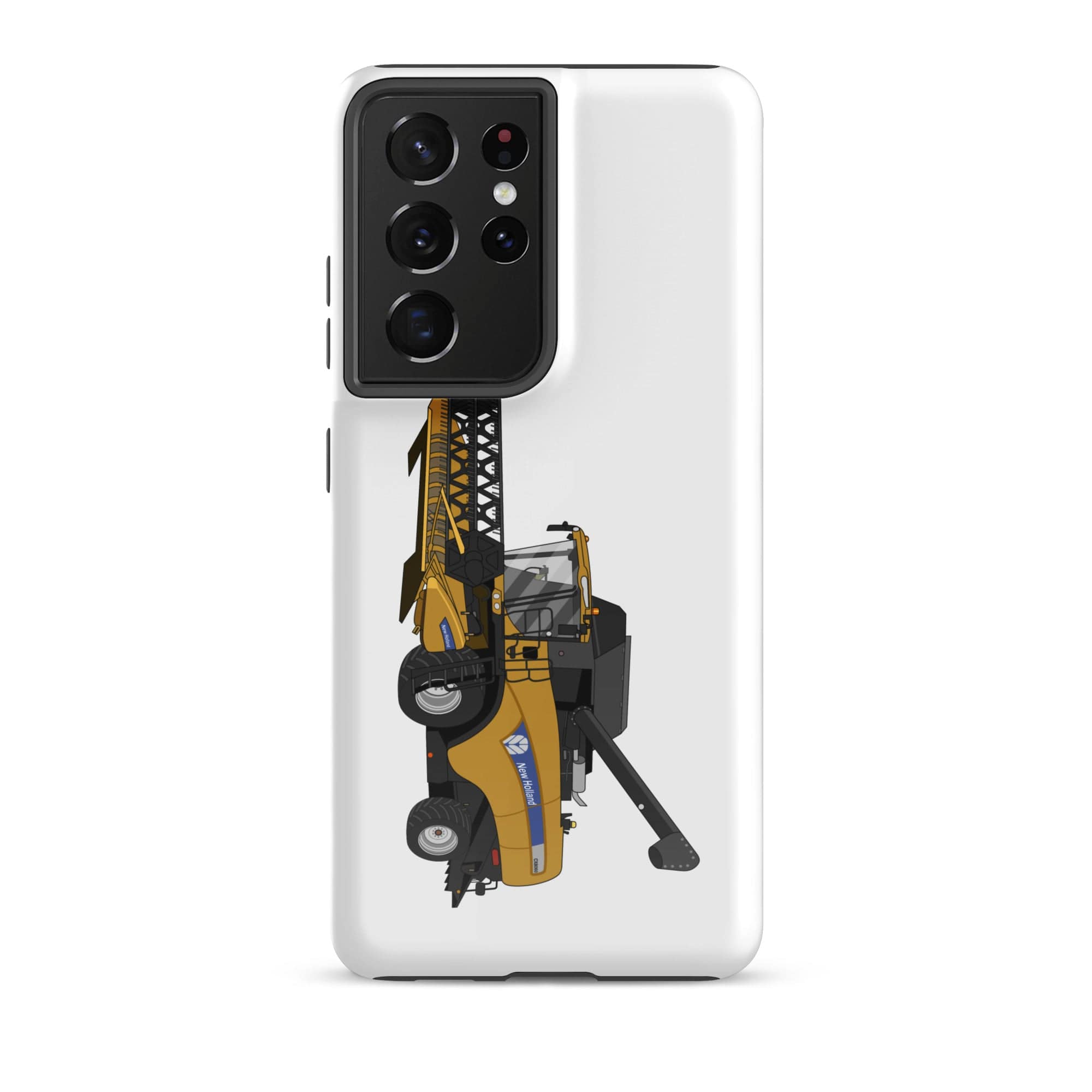 The Tractors Mugs Store Samsung Galaxy S21 Ultra New Holland CX 8060 Combine Harvester Tough case for SamsungĀ® Quality Farmers Merch