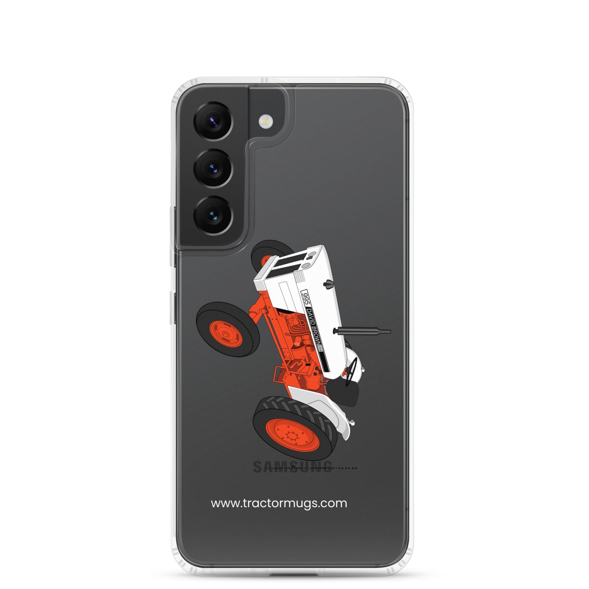 The Tractors Mugs Store Samsung Galaxy S22 Case David Brown 995 (1973) Clear Case for SamsungĀ® Quality Farmers Merch