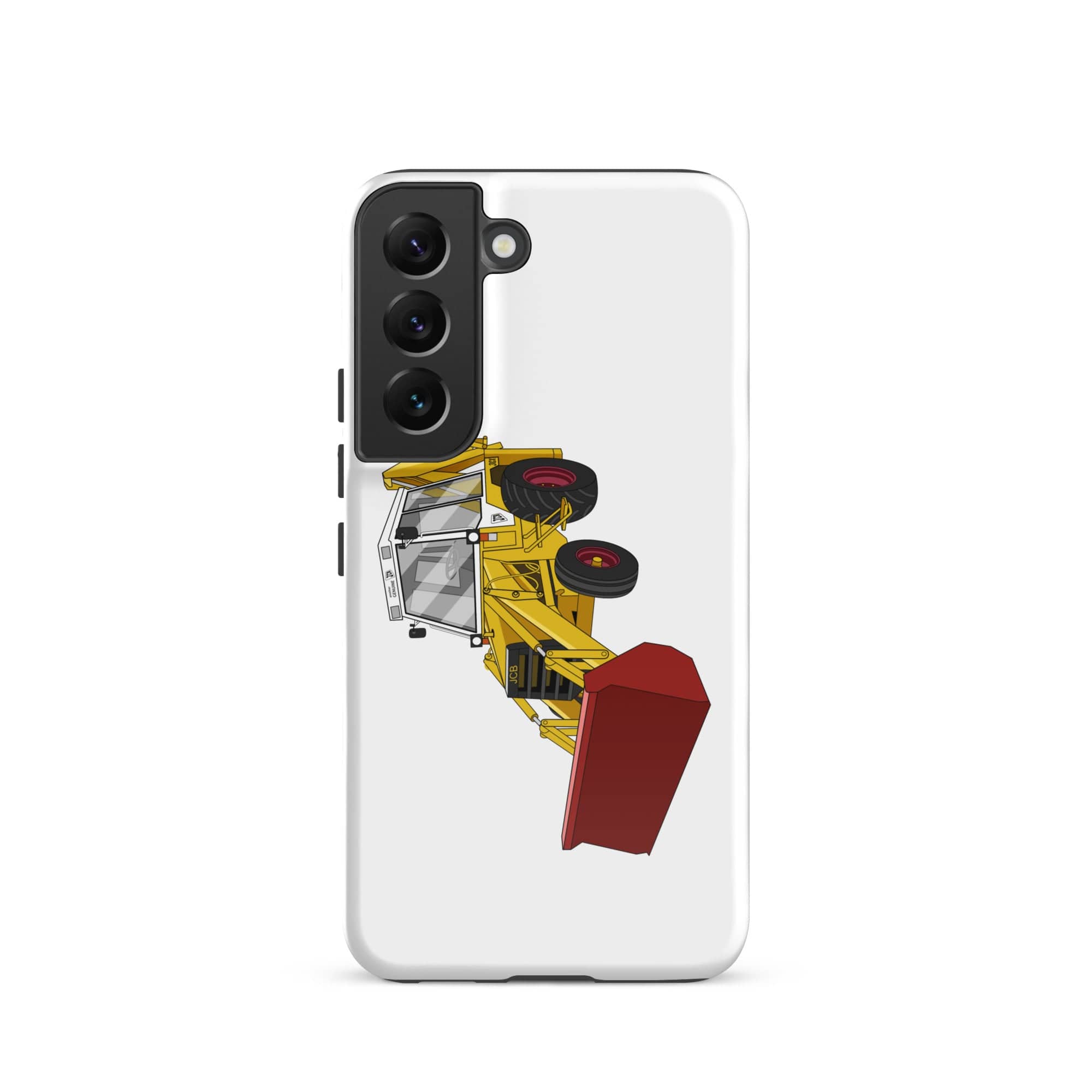 The Tractors Mugs Store Samsung Galaxy S22 JCB 3CX White Cabin 2WD Tough case for SamsungĀ® Quality Farmers Merch