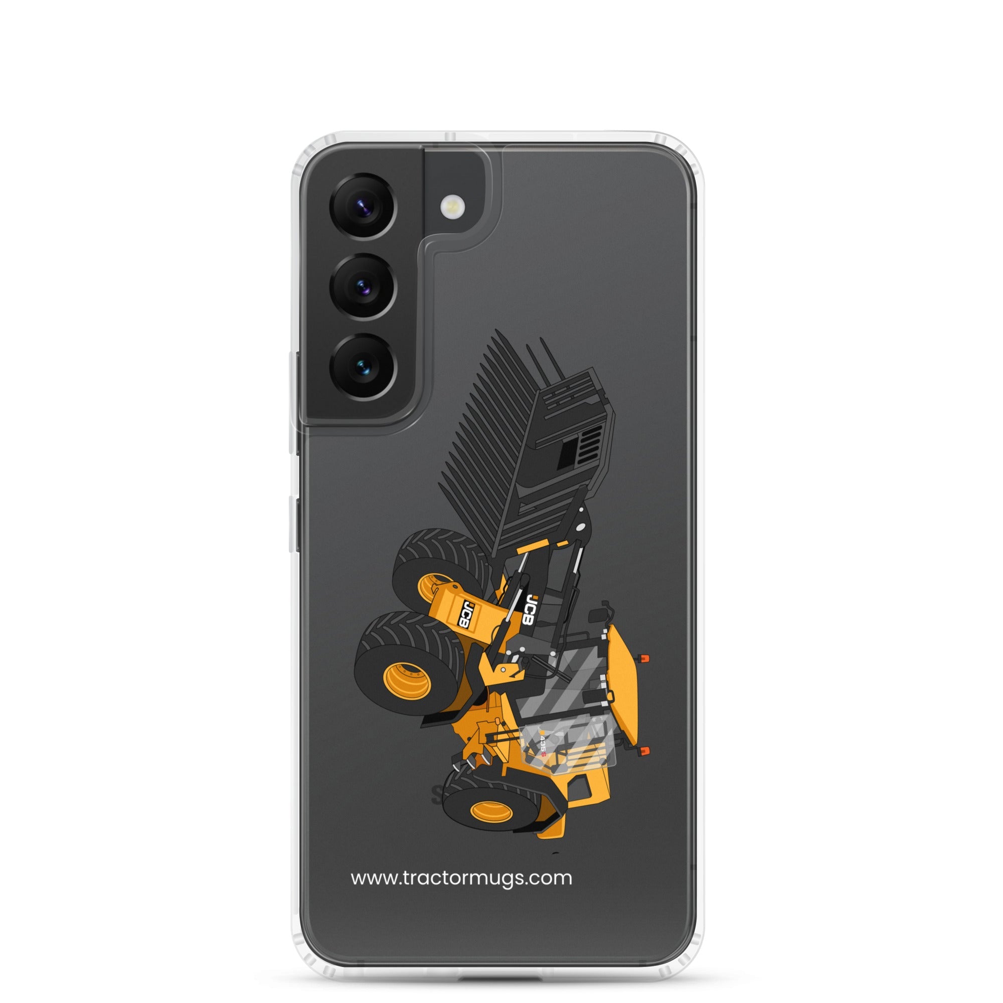 The Tractors Mugs Store Samsung Galaxy S22 JCB 435 S Farm Master Clear Case for SamsungĀ® Quality Farmers Merch