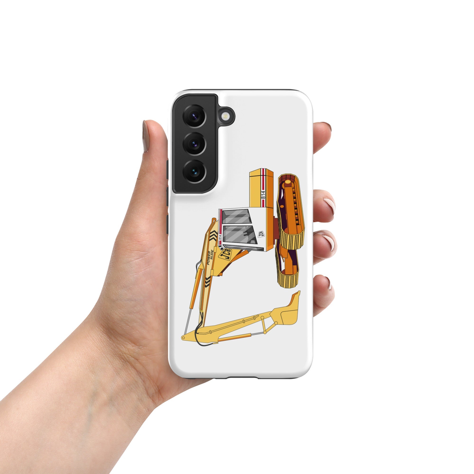 The Tractors Mugs Store Samsung Galaxy S22 JCB 814 Tough case for SamsungĀ® Quality Farmers Merch