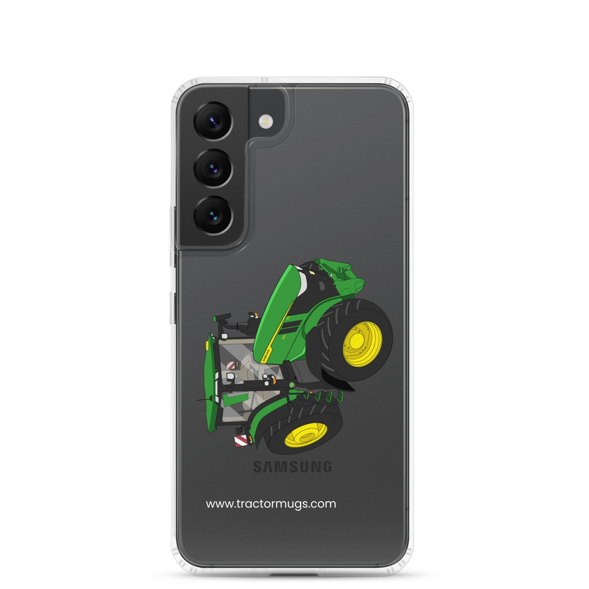 The Tractors Mugs Store Samsung Galaxy S22 John Deere 7R 350 auto powr Clear Case for SamsungĀ® Quality Farmers Merch