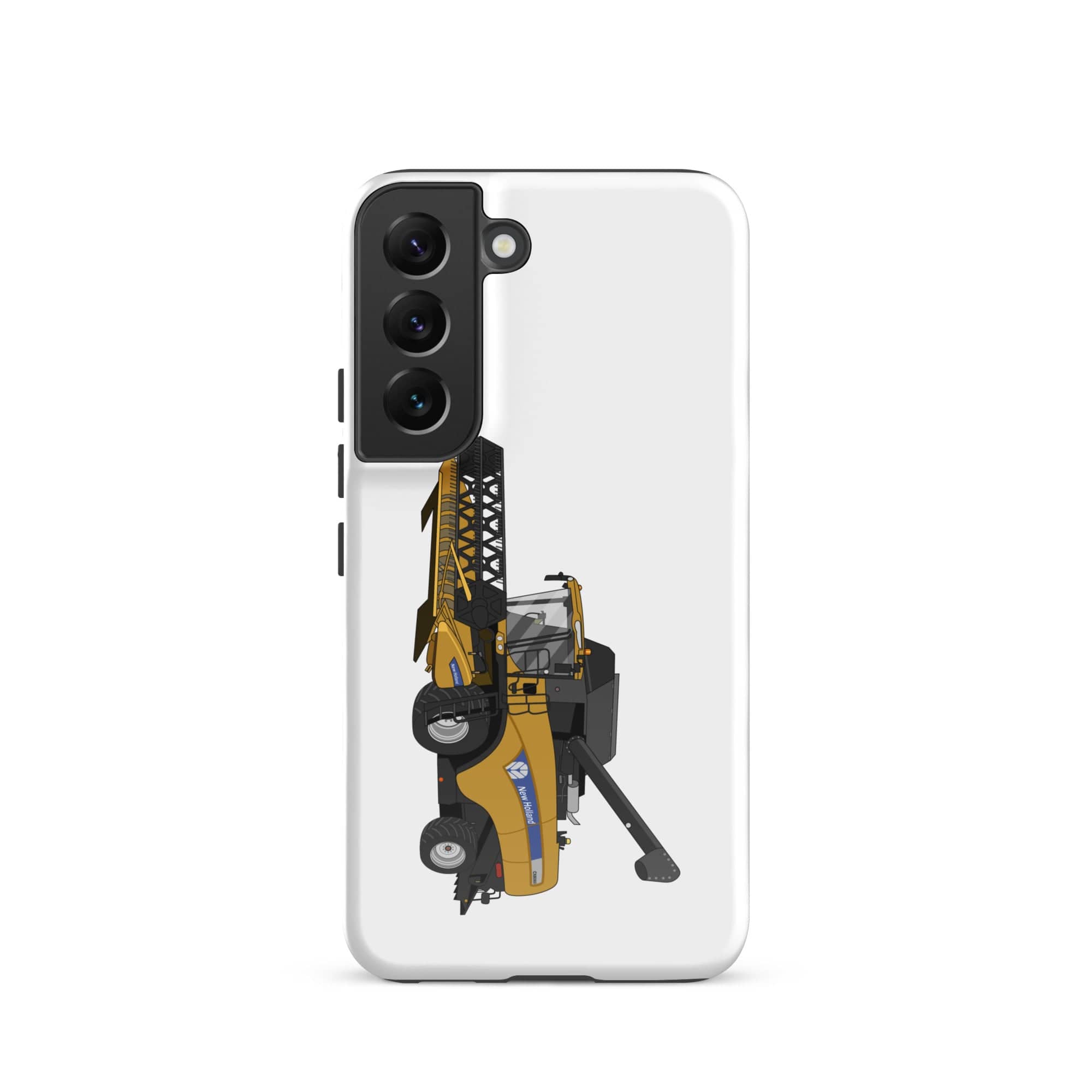 The Tractors Mugs Store Samsung Galaxy S22 New Holland CX 8060 Combine Harvester Tough case for SamsungĀ® Quality Farmers Merch