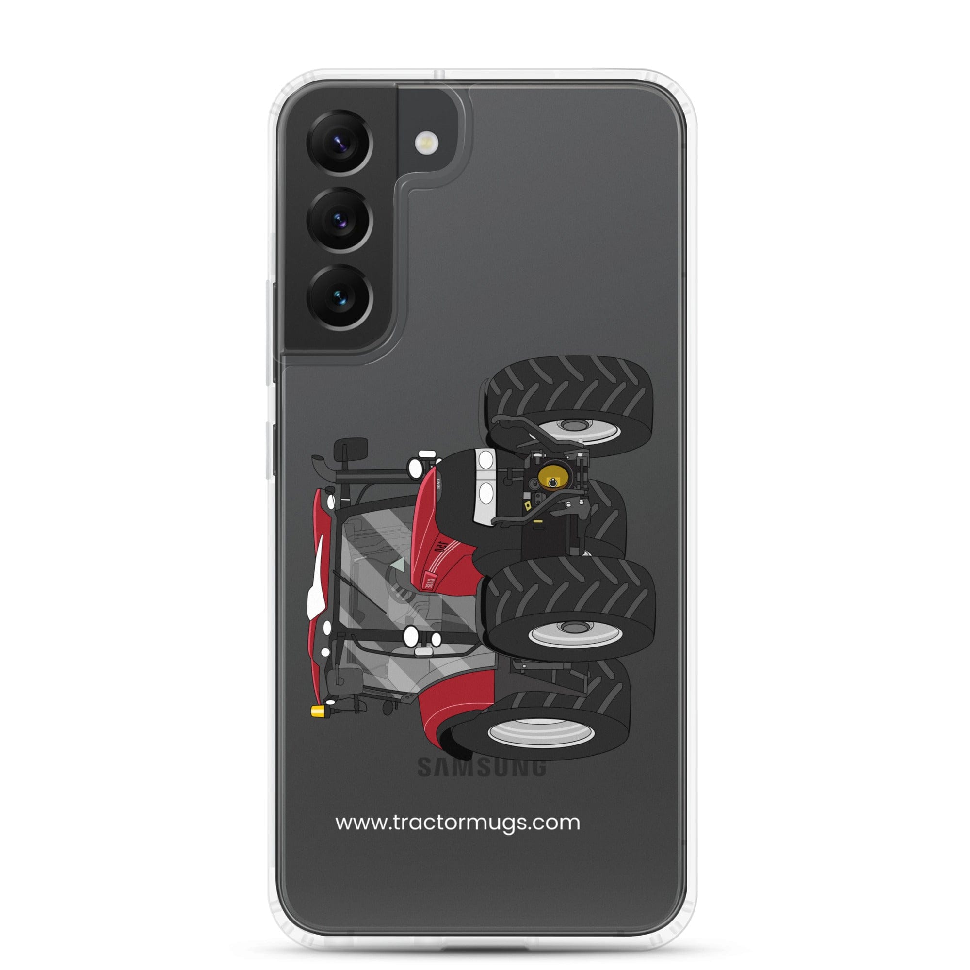 The Tractors Mugs Store Samsung Galaxy S22 Plus Case IH Maxxum 150 Activedrive 8 Clear Case for SamsungĀ® Quality Farmers Merch