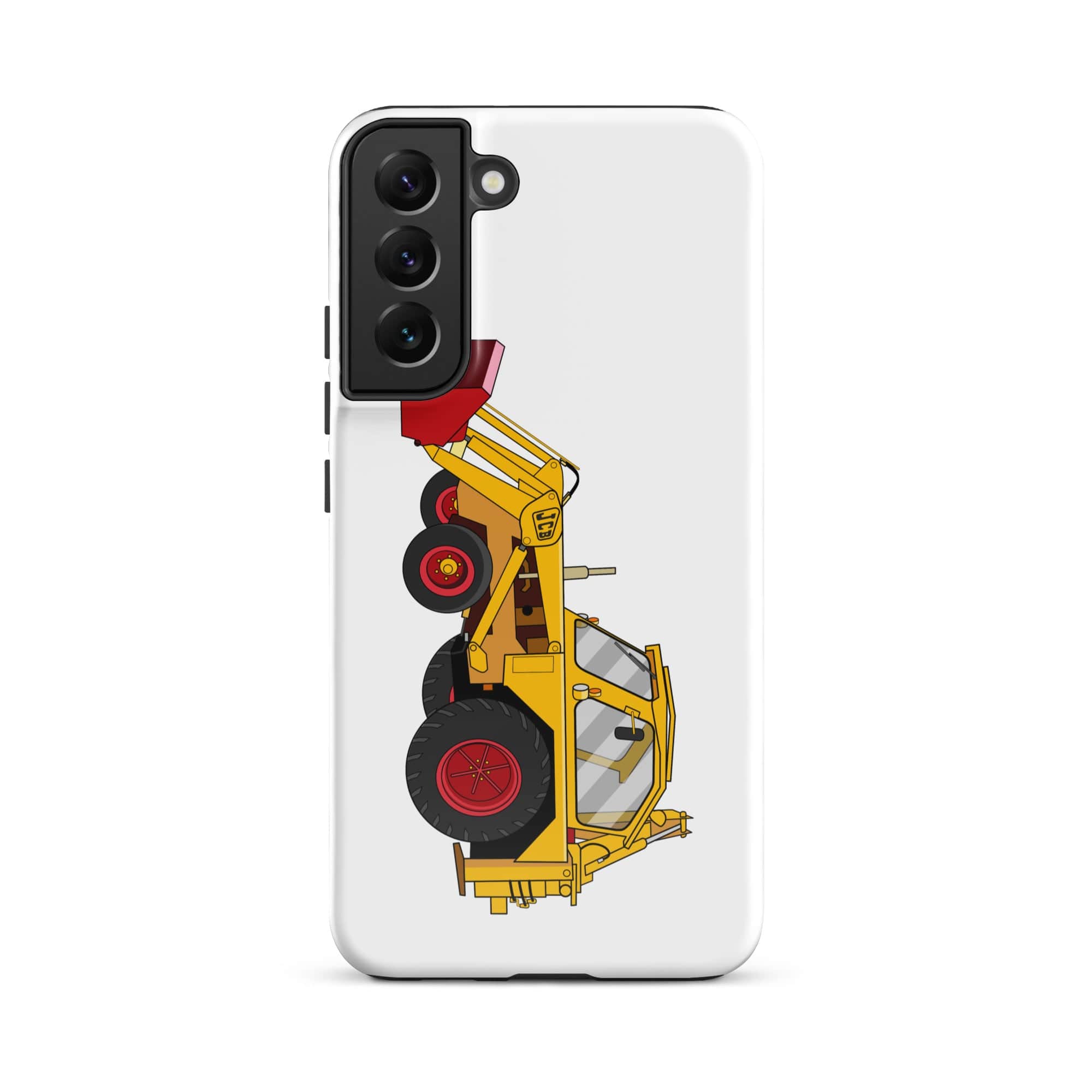 The Tractors Mugs Store Samsung Galaxy S22 Plus JCB 3 Backhoe Tough case for SamsungĀ® Quality Farmers Merch