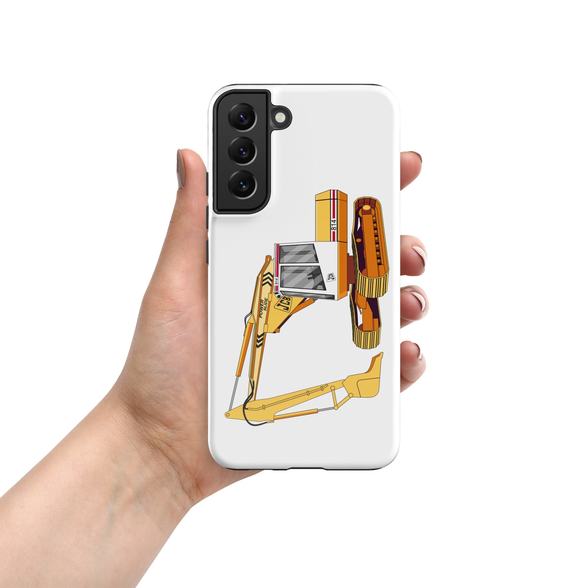 The Tractors Mugs Store Samsung Galaxy S22 Plus JCB 814 Tough case for SamsungĀ® Quality Farmers Merch