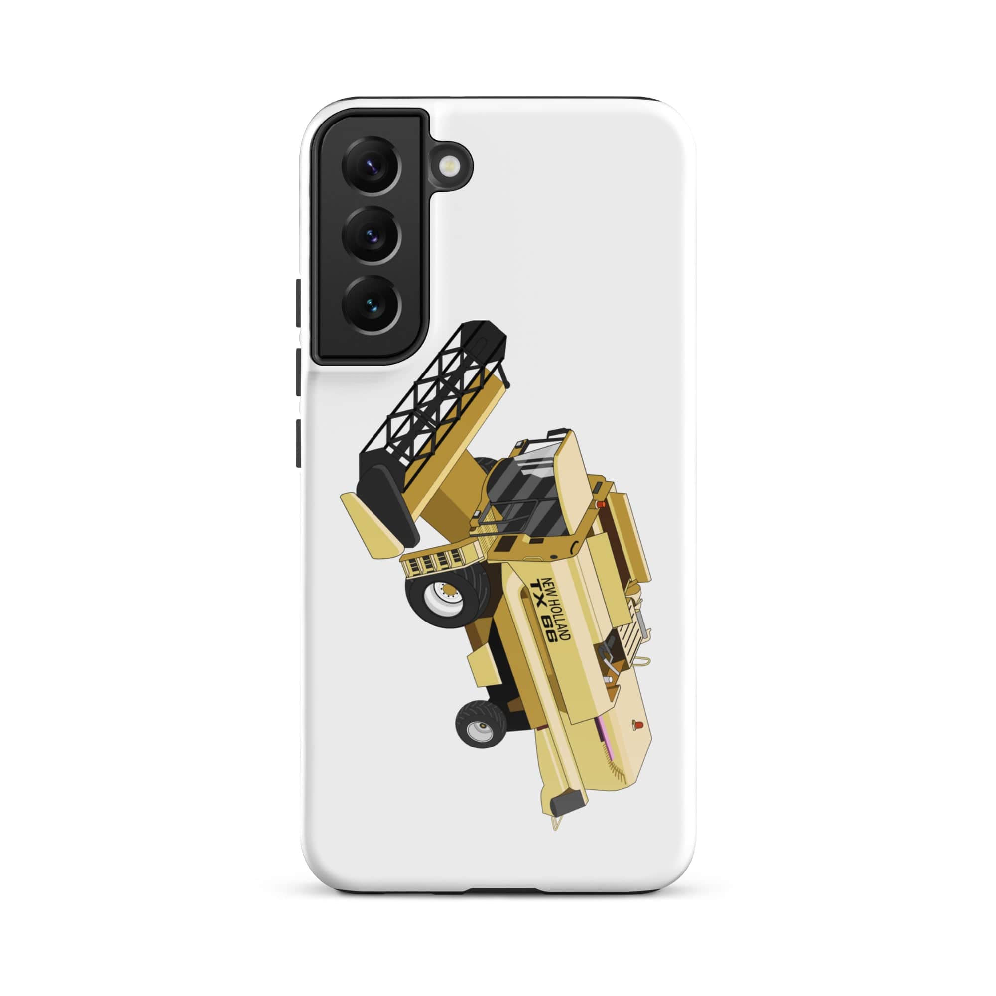The Tractors Mugs Store Samsung Galaxy S22 Plus New Holland TX 66 Combine Harvester Tough case for SamsungĀ® Quality Farmers Merch