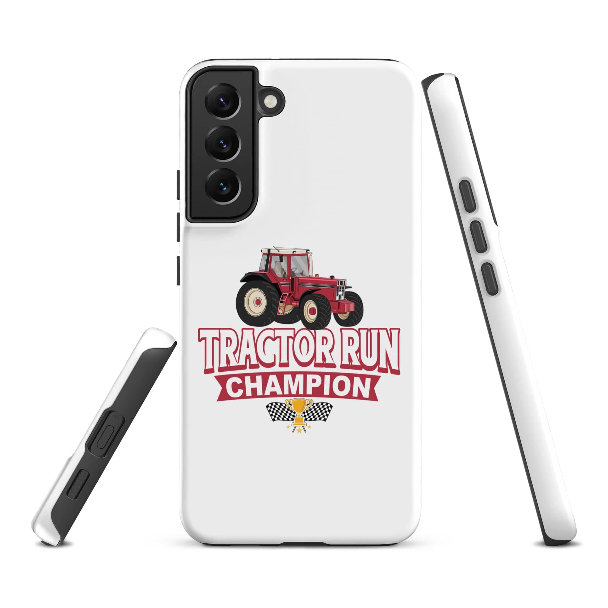 The Tractors Mugs Store Samsung Galaxy S22 Plus Tractor Run Champion Tough case for SamsungĀ® Quality Farmers Merch