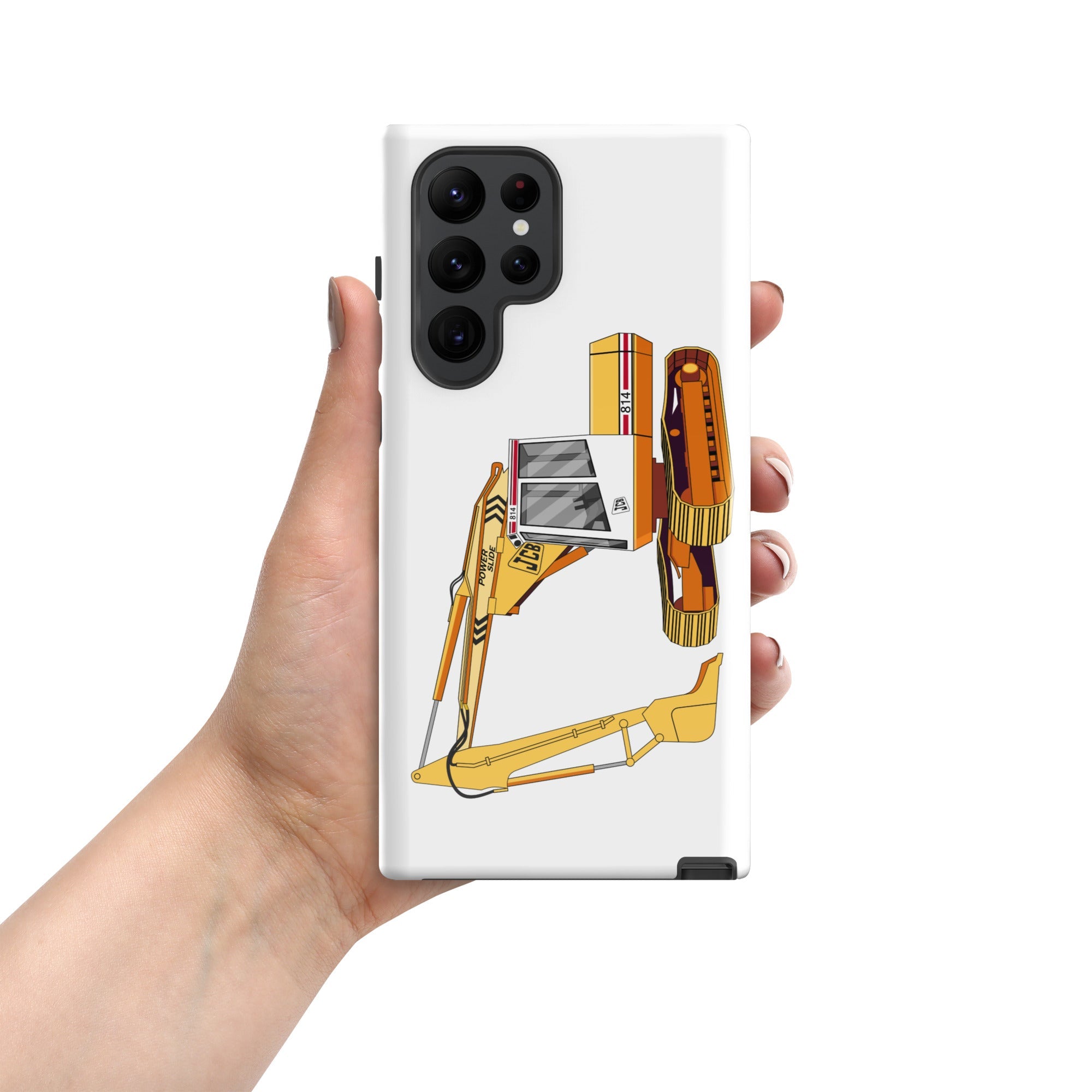 The Tractors Mugs Store Samsung Galaxy S22 Ultra JCB 814 Tough case for SamsungĀ® Quality Farmers Merch