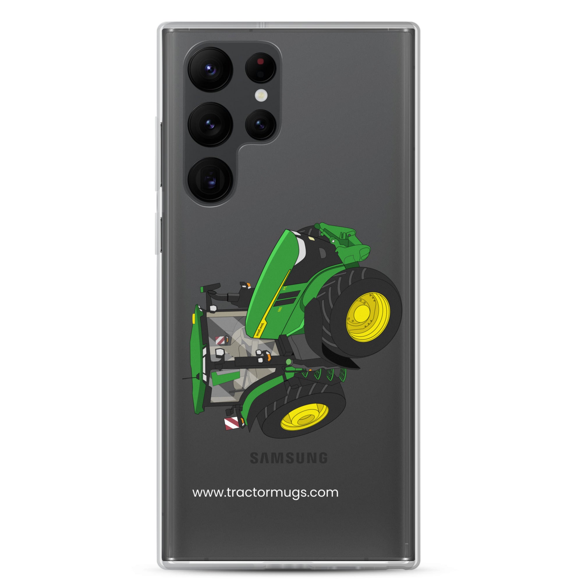 The Tractors Mugs Store Samsung Galaxy S22 Ultra John Deere 7R 350 auto powr Clear Case for SamsungĀ® Quality Farmers Merch