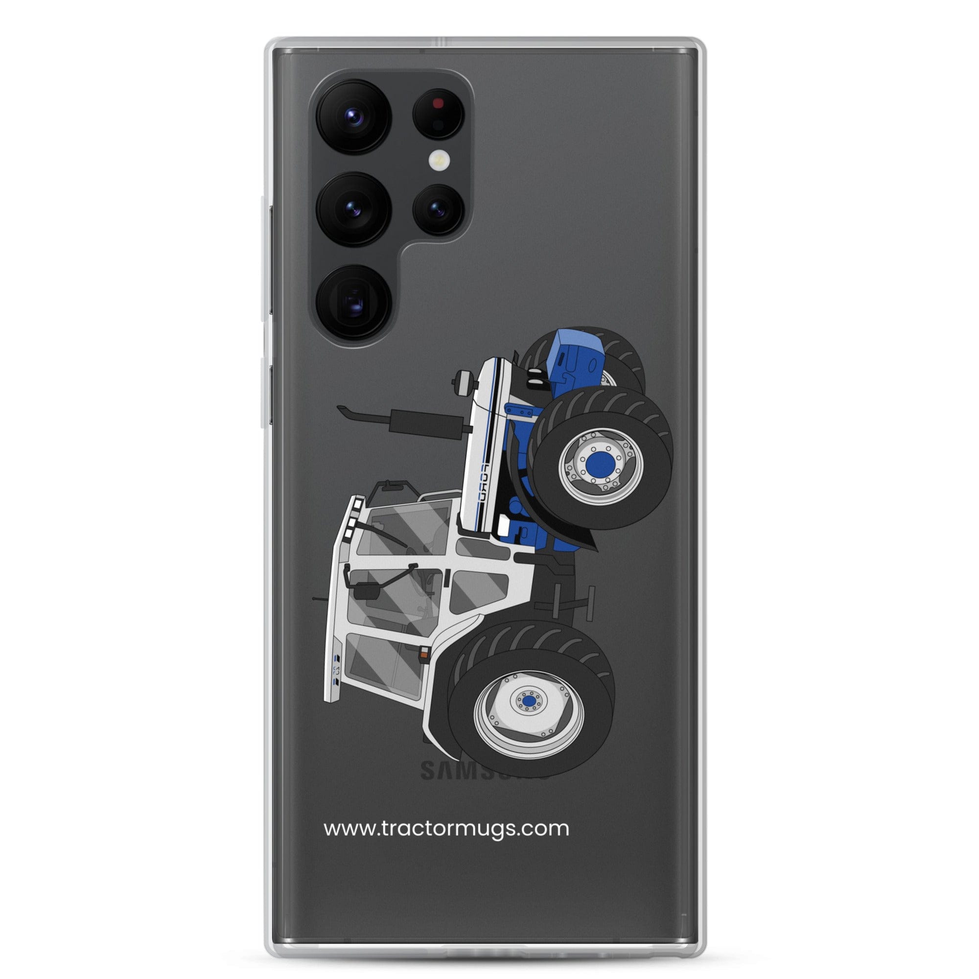 The Tractors Mugs Store Samsung Galaxy S22 Ultra Ford 7810 Jubilee Edition SilverTractor Clear Case for SamsungĀ® Quality Farmers Merch