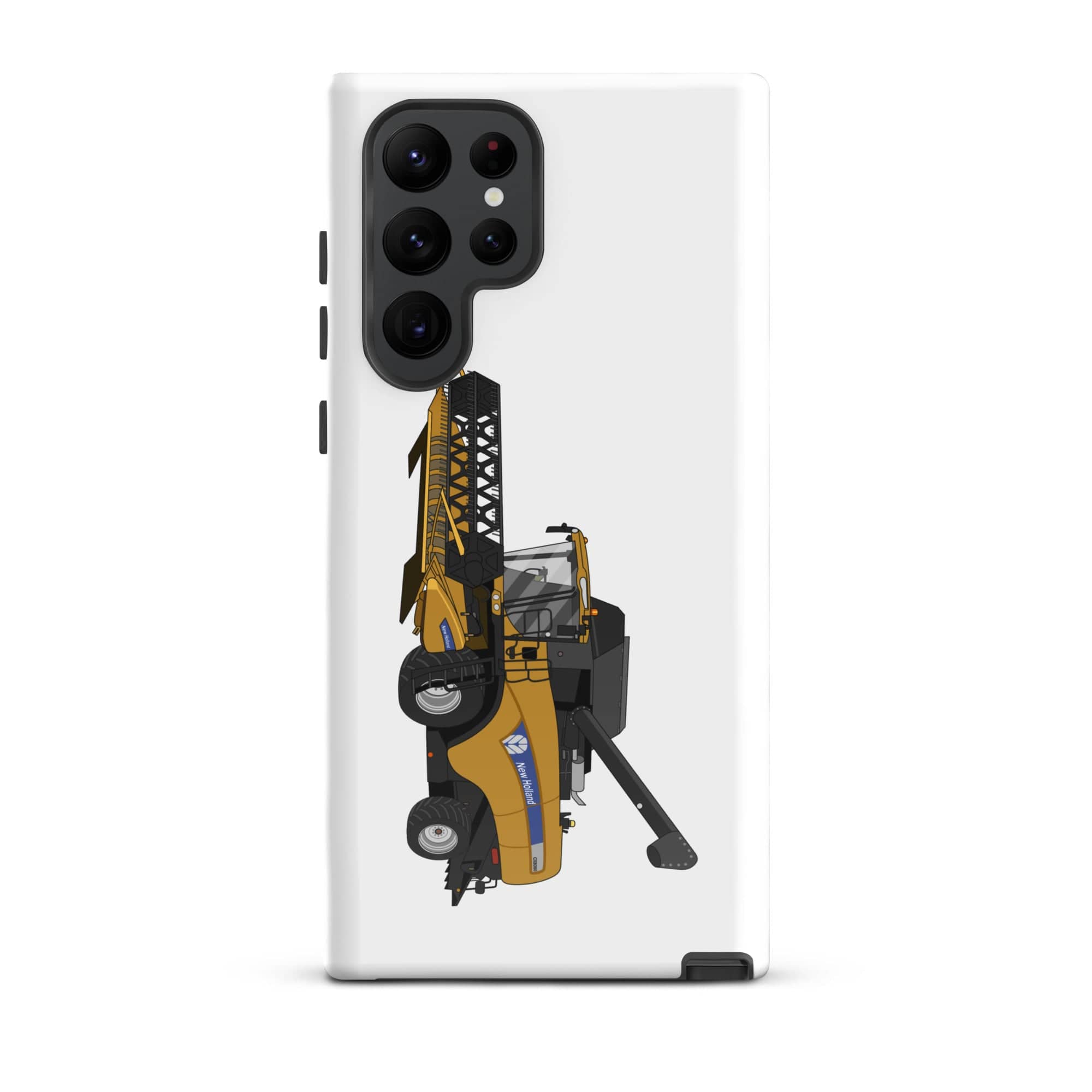 The Tractors Mugs Store Samsung Galaxy S22 Ultra New Holland CX 8060 Combine Harvester Tough case for SamsungĀ® Quality Farmers Merch