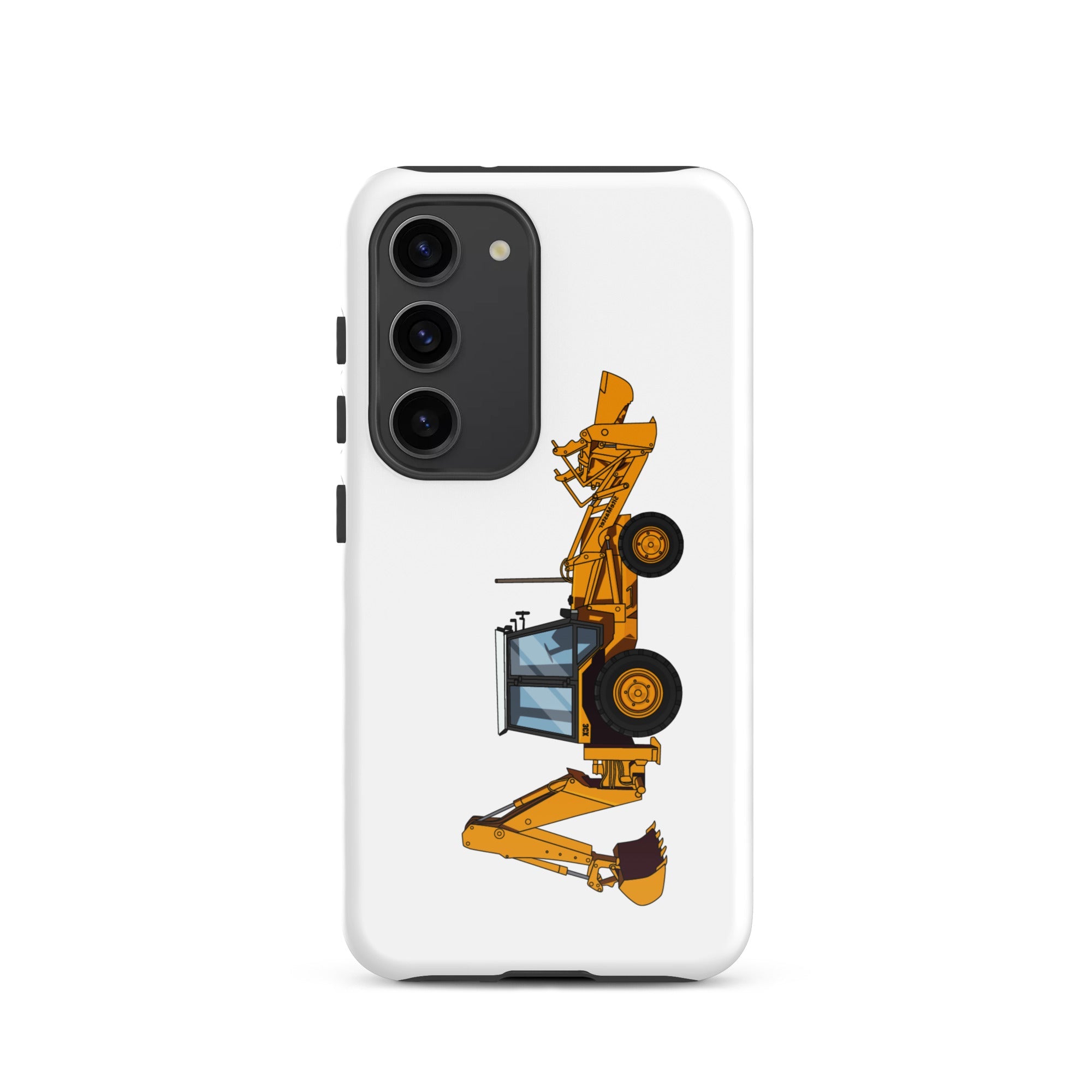 The Tractors Mugs Store Samsung Galaxy S23 JCB 3CX Tough case for SamsungĀ® Quality Farmers Merch
